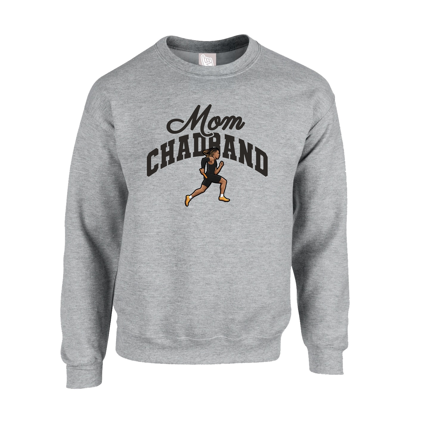 Fleece Crew — Mothers Day Arch in Grey