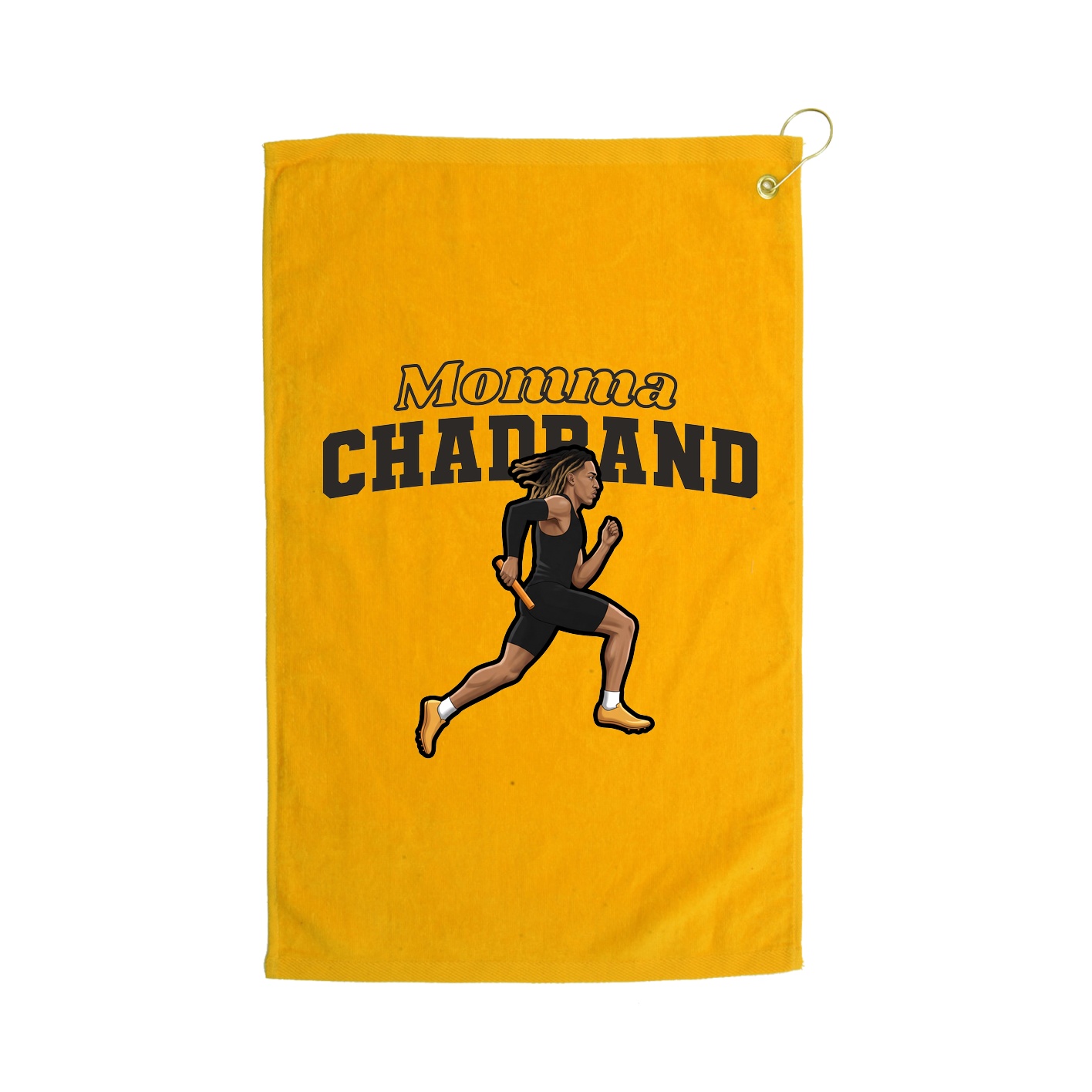 Golf Towel — Mothers Day Block in Gold