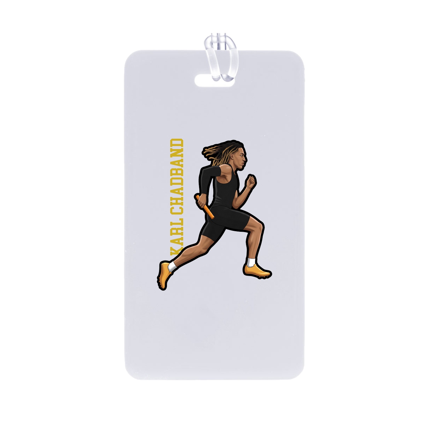 Bag Tag — Name Vertical in Classic