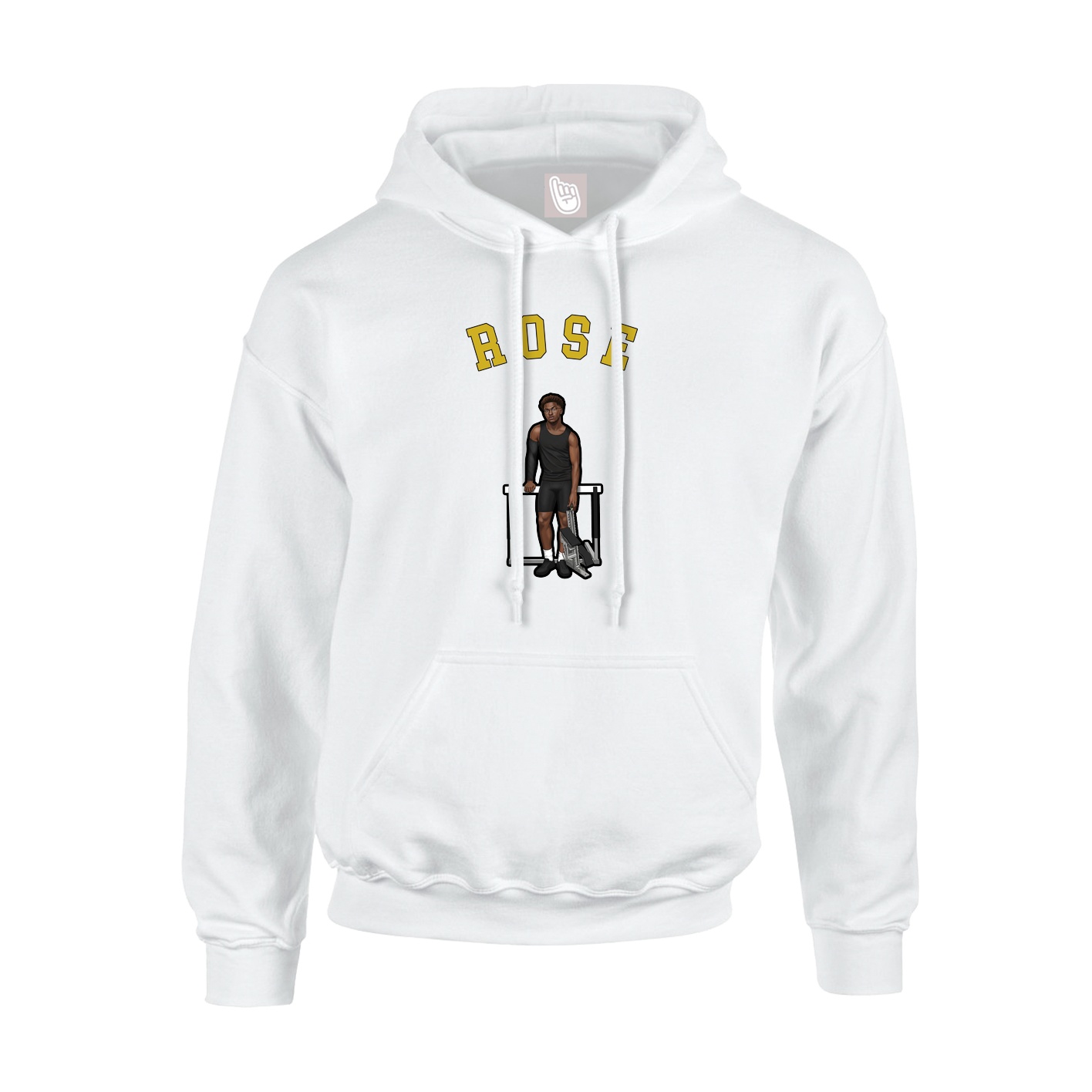 Youth Hoodie — Shirsey Arch in White