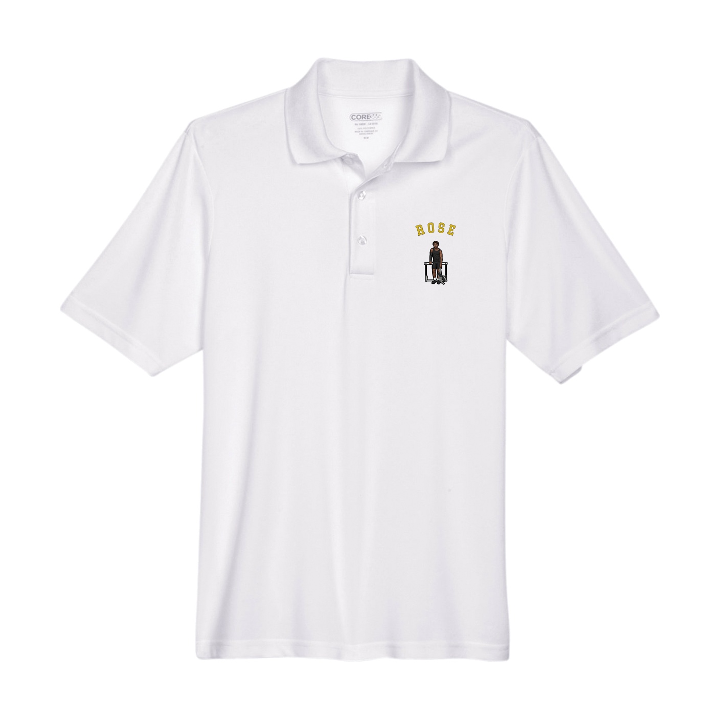 Performance Polo — Shirsey Arch in White
