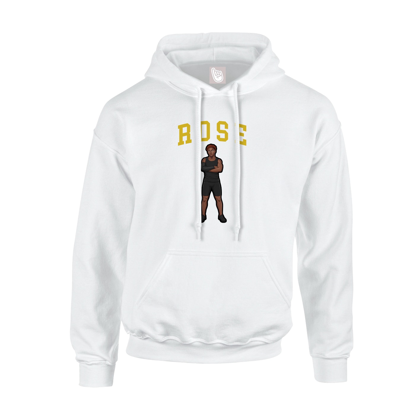 Hoodie — Shirsey in White