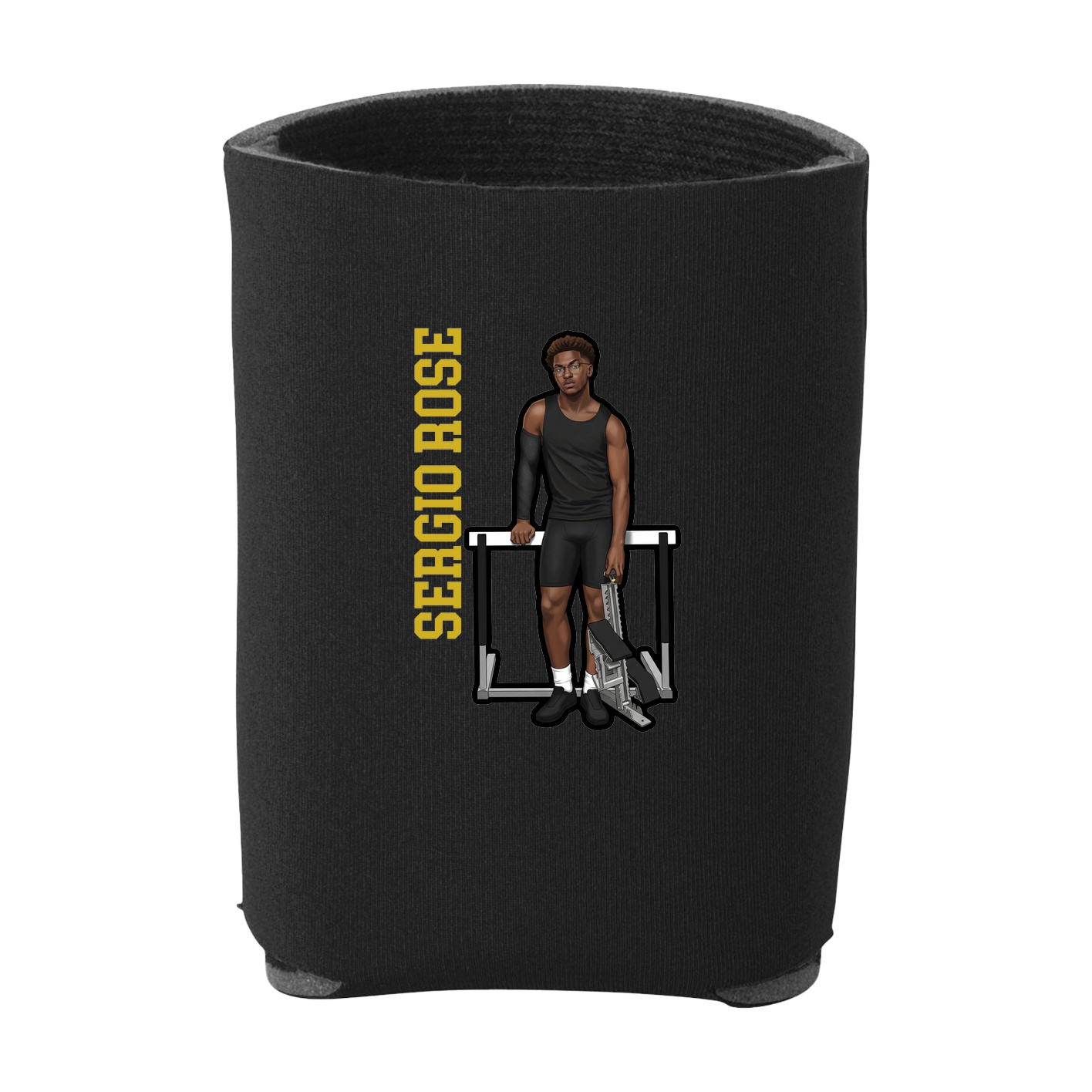 Can Holder — Name Vertical in Black