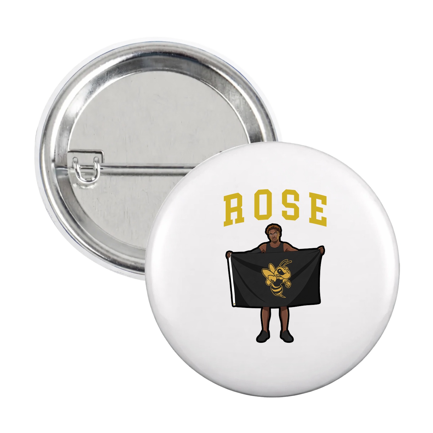 Game Day Button — Shirsey in White