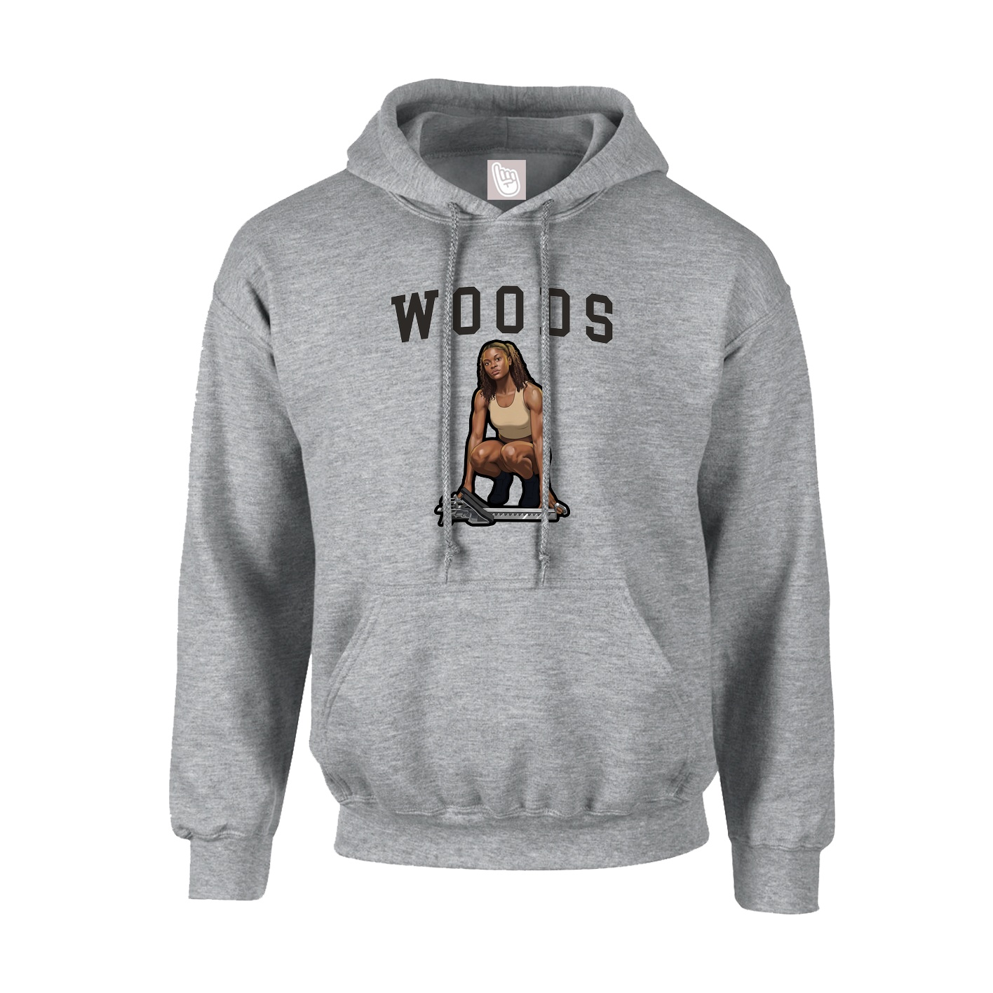Hoodie — Shirsey in Grey