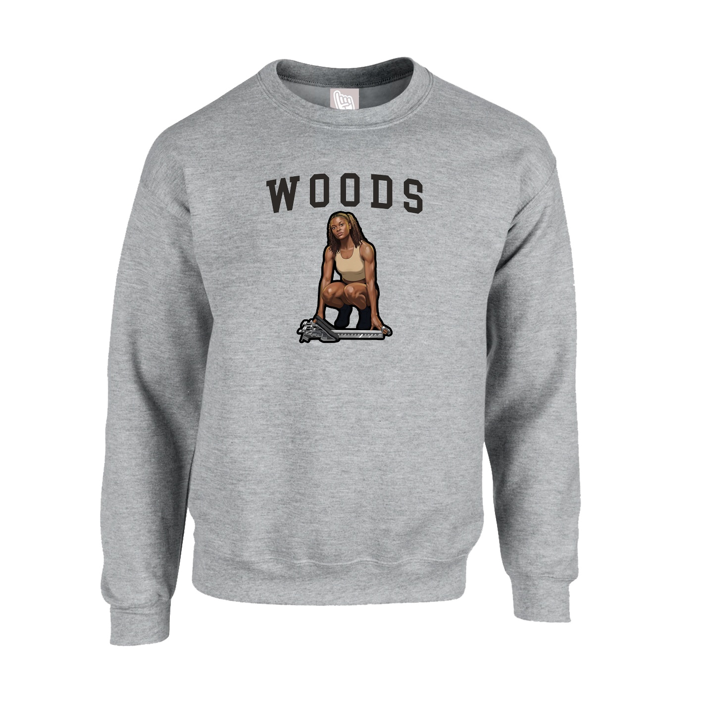 Fleece Crew — Shirsey in Grey