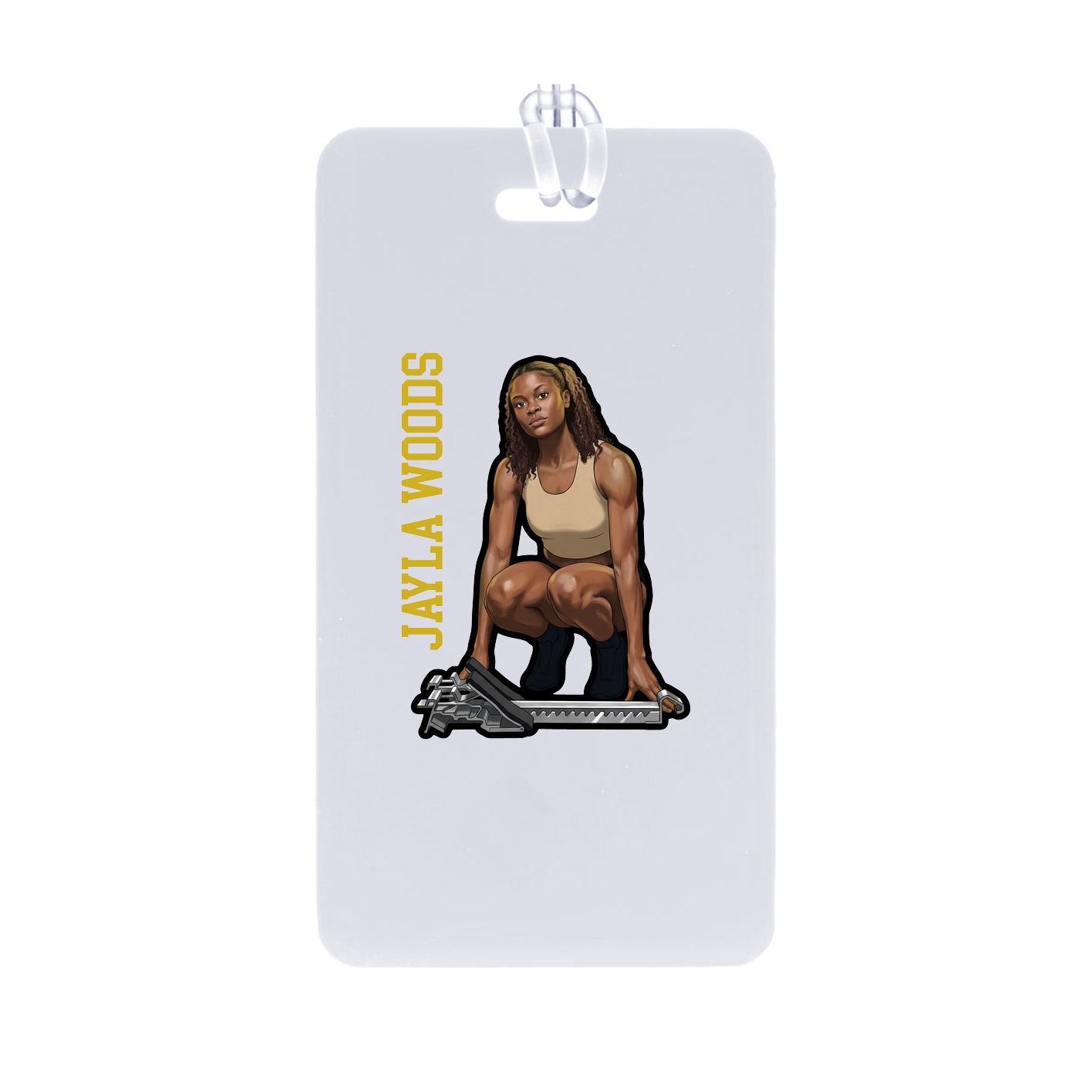 Bag Tag — Name Vertical in Classic