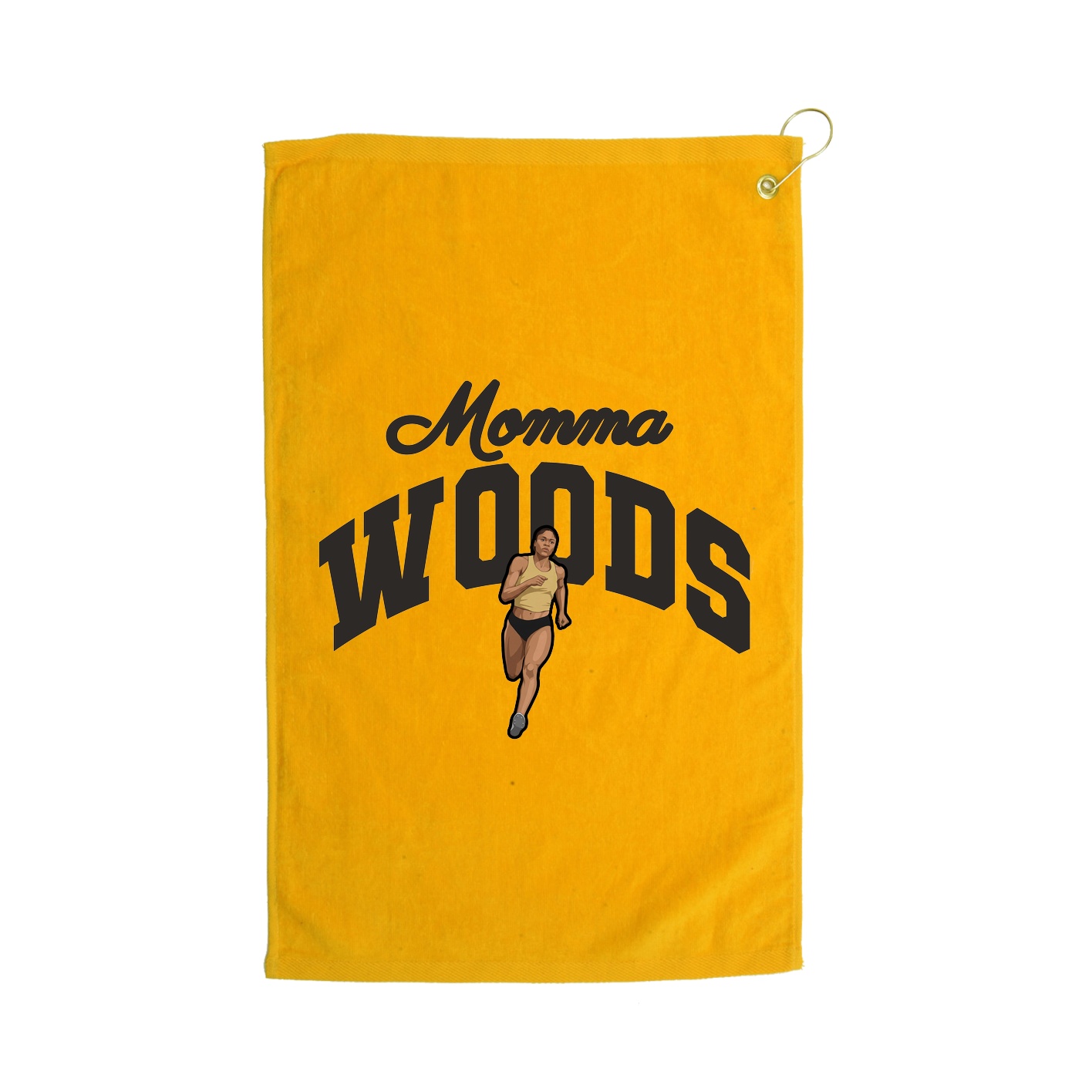 Golf Towel — Mothers Day Arch in Gold