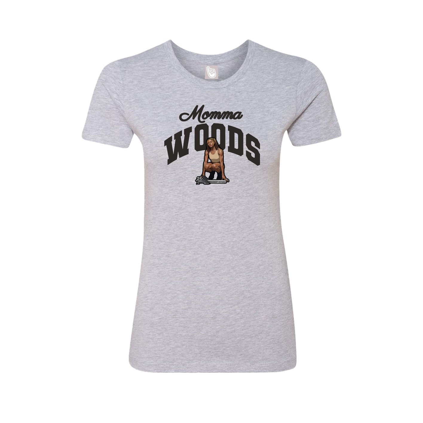 Womens Tee — Mothers Day Arch in Grey