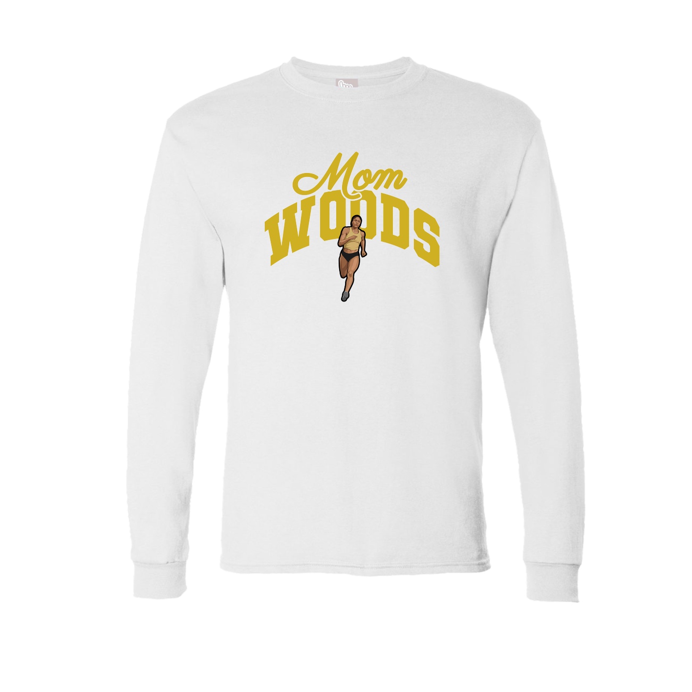 Long Sleeve Tee — Mothers Day Arch in White