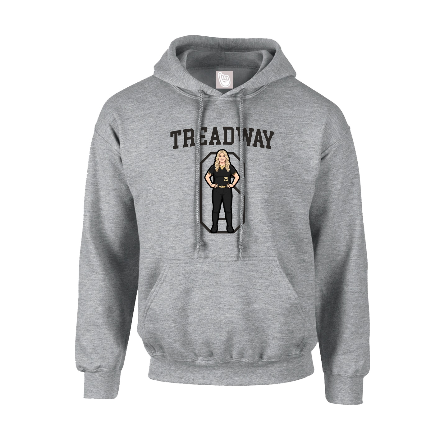 Hoodie — Shirsey in Grey