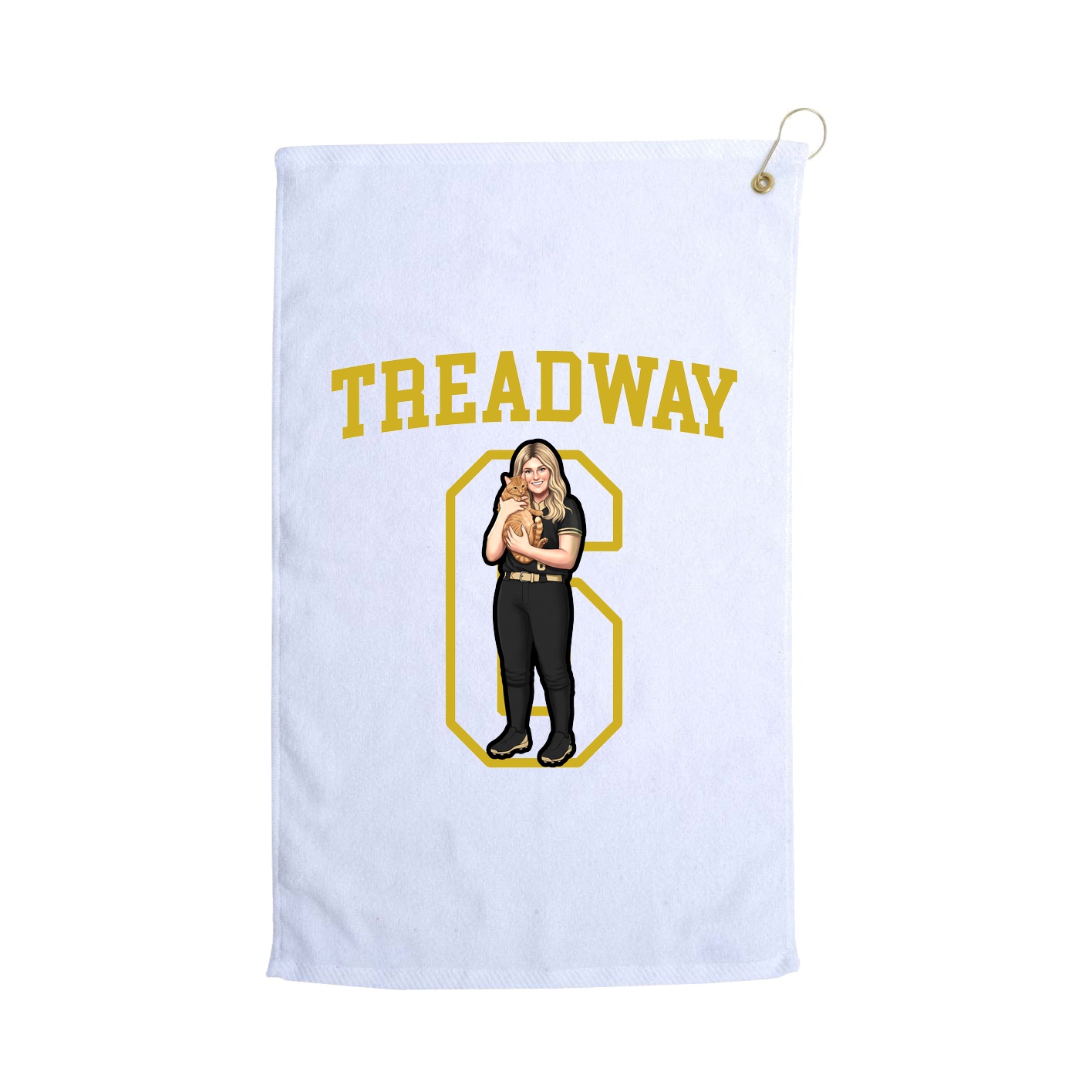 Golf Towel — Shirsey in White