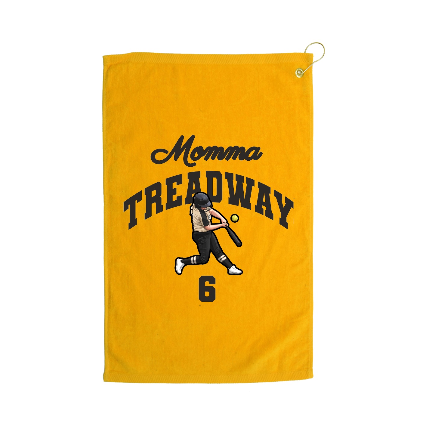 Golf Towel — Mothers Day Arch in Gold