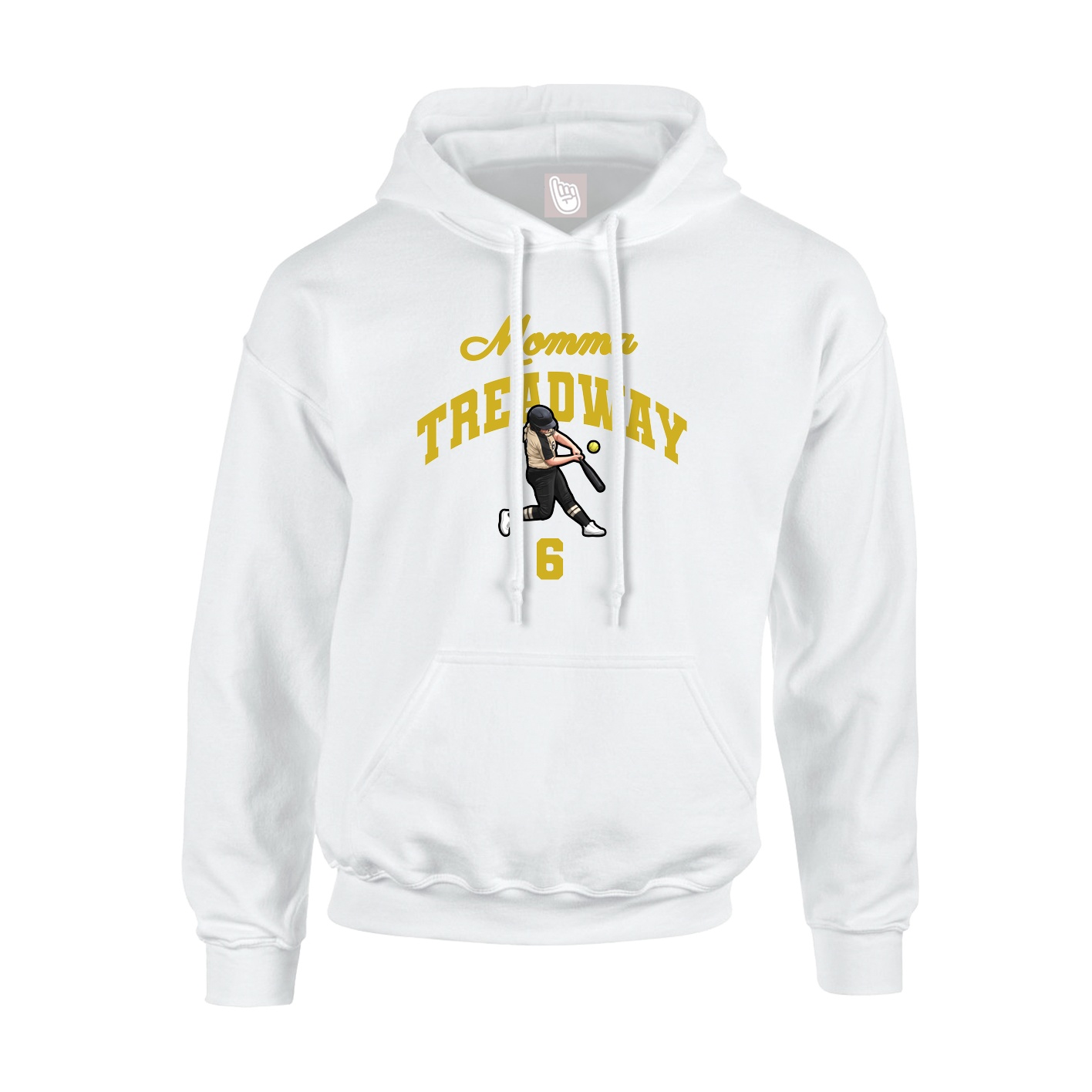 Hoodie — Mothers Day Arch in White