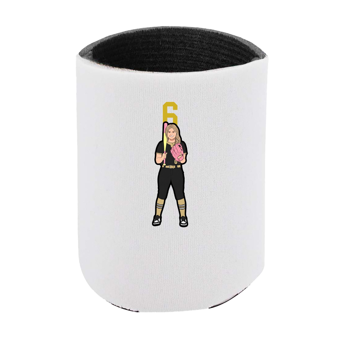 Can Holder — Number Top in White