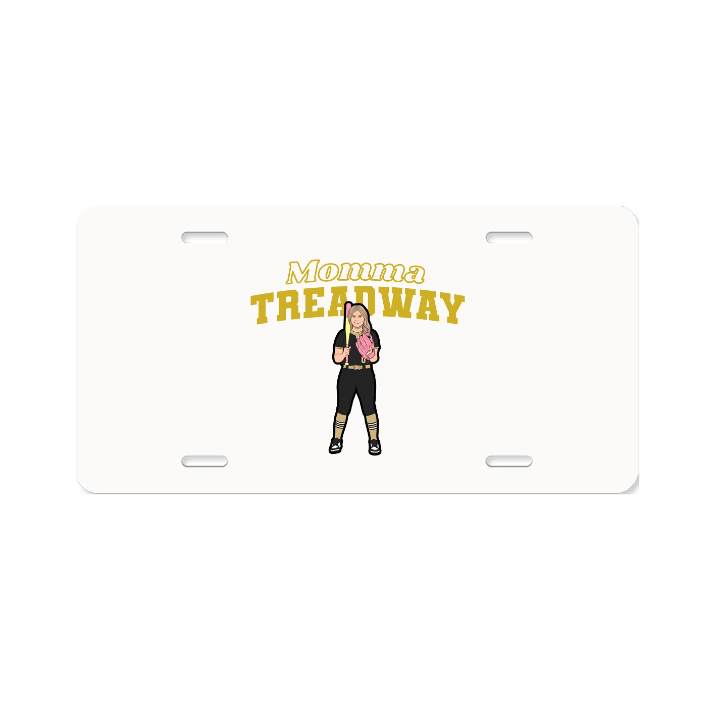License Plate — Mothers Day Block in Classic