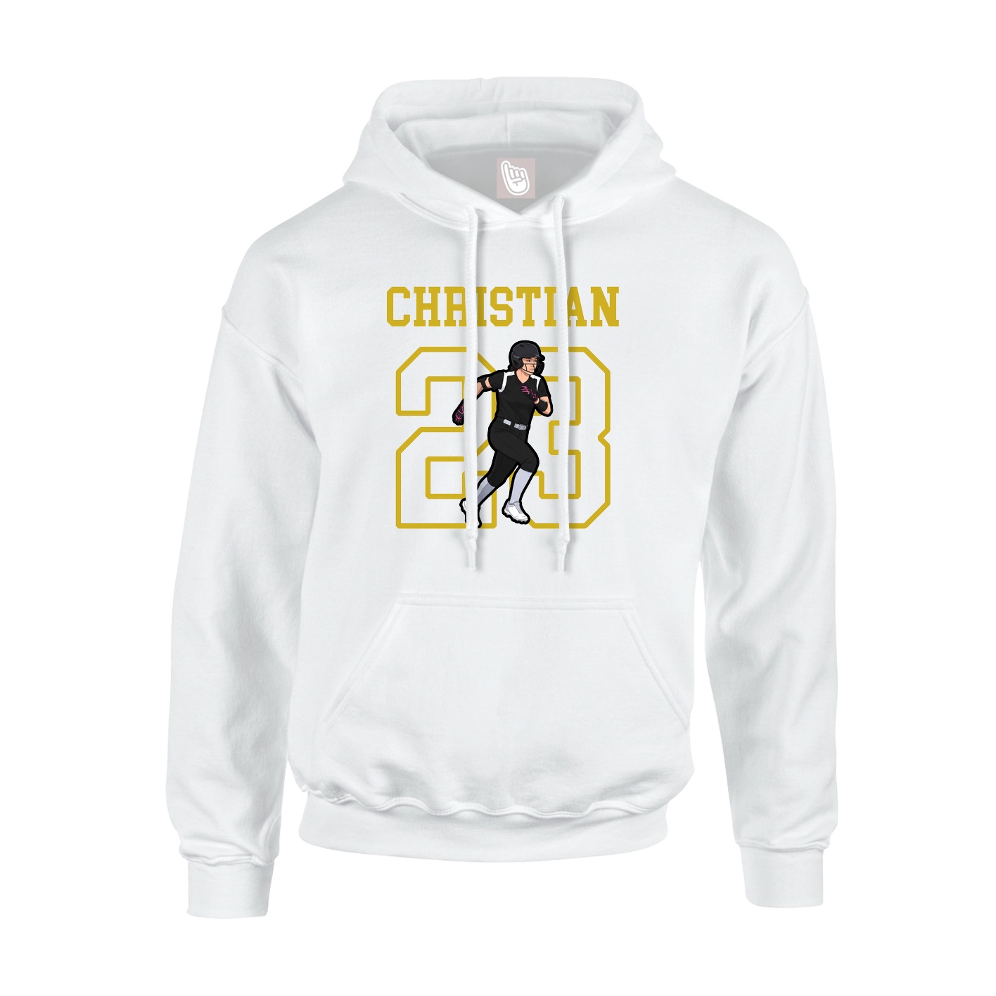 Youth Hoodie — Shirsey in White