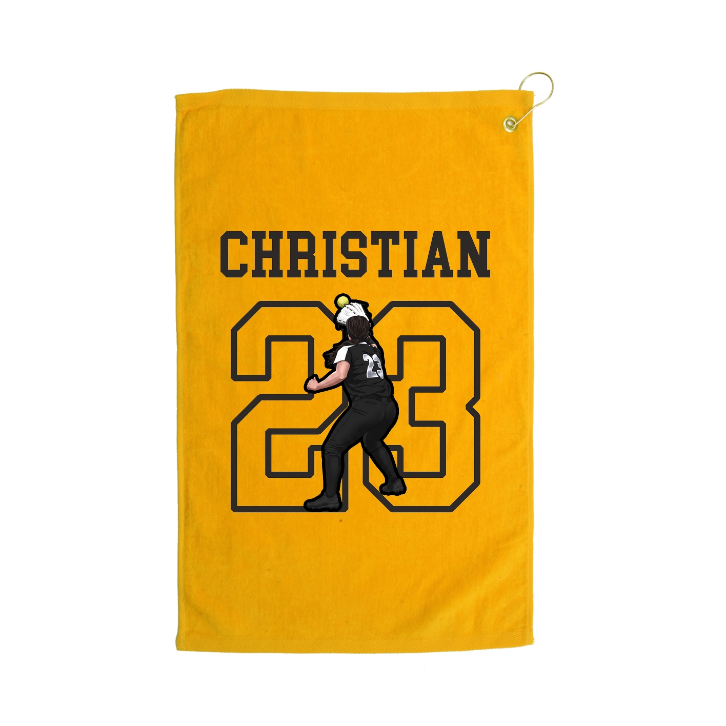 Golf Towel — Shirsey in Gold