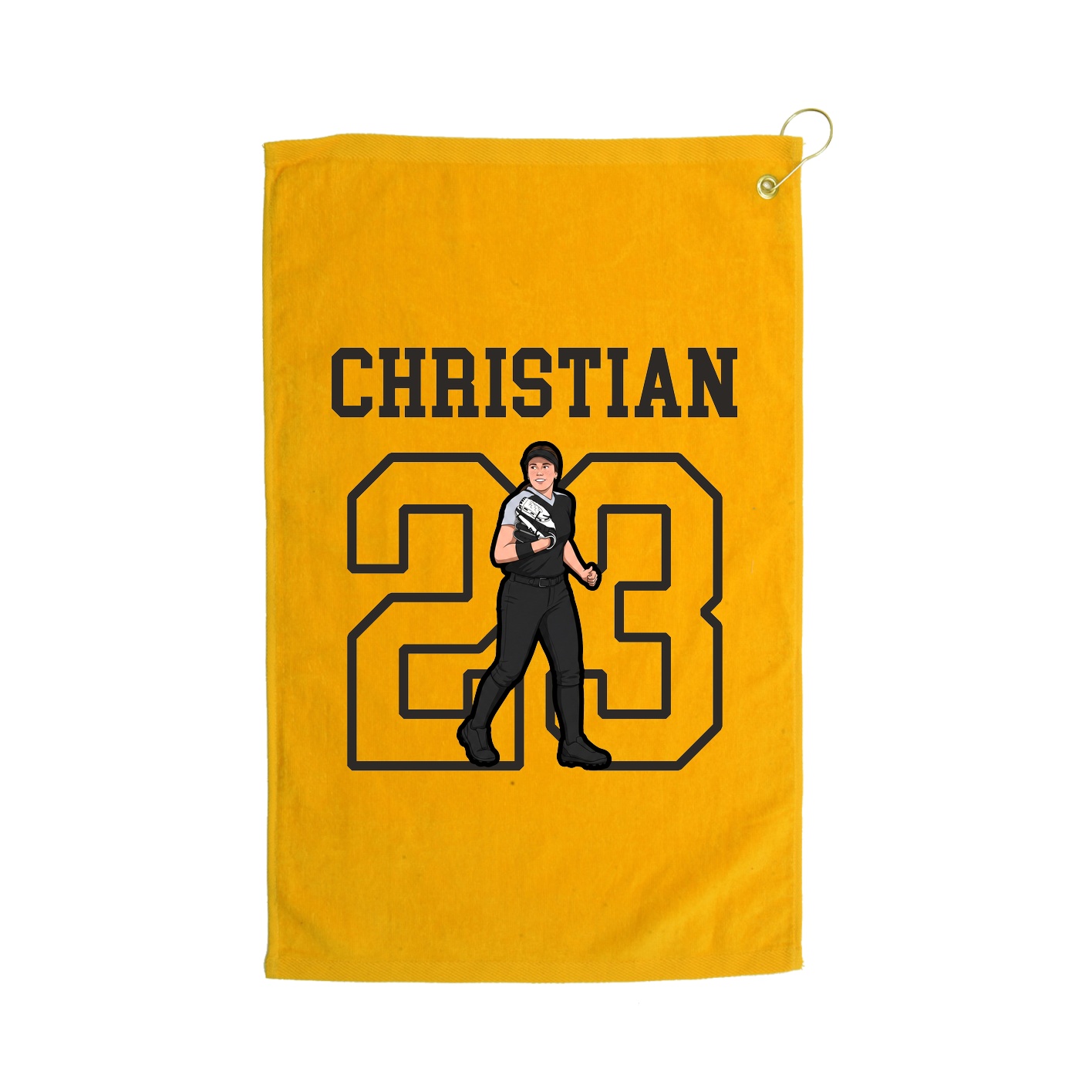 Golf Towel — Shirsey in Gold