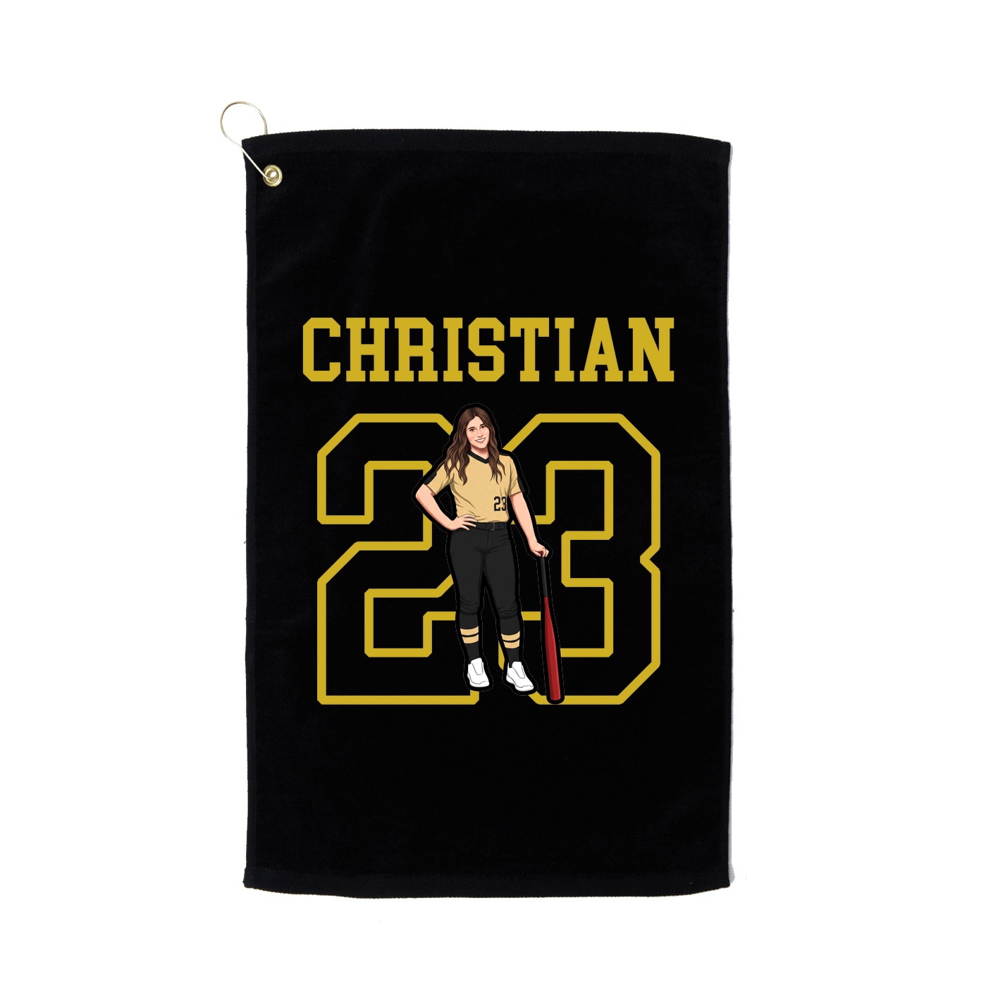 Golf Towel — Shirsey in Black