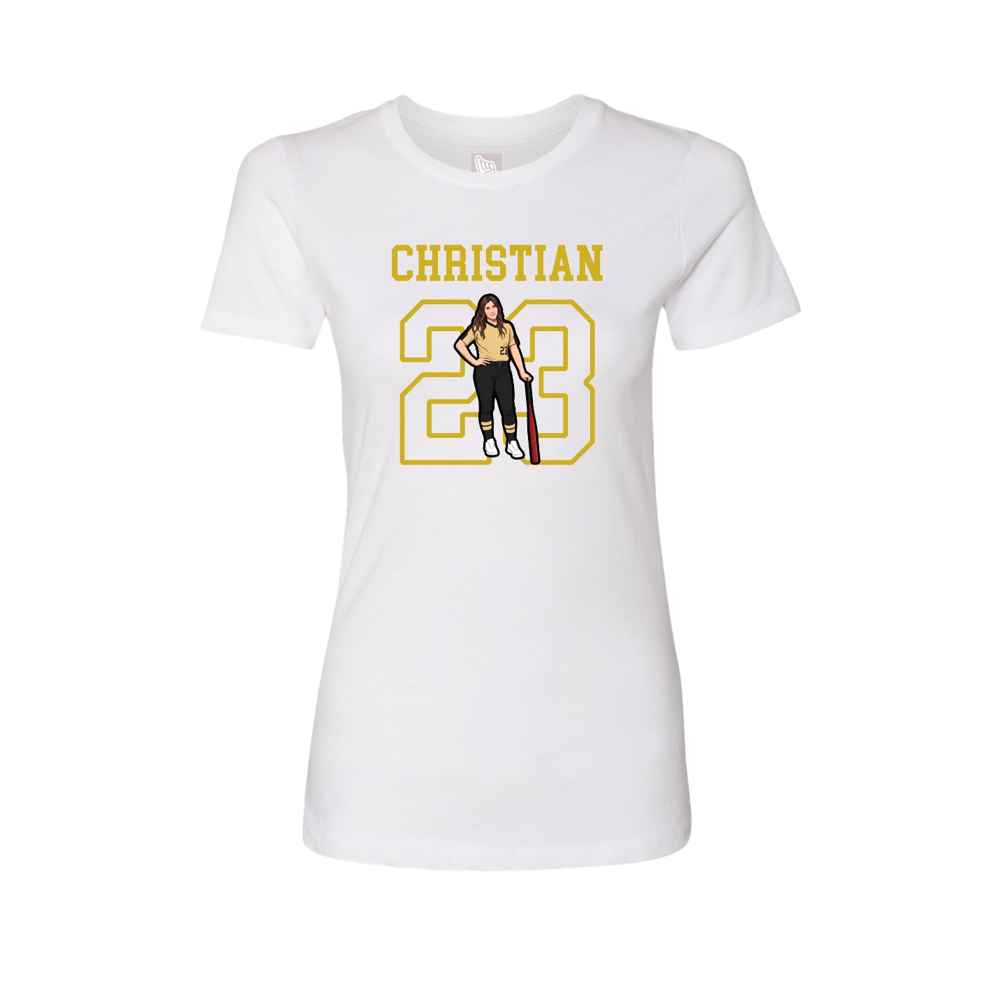 Fitted Women's Tee — Shirsey in White