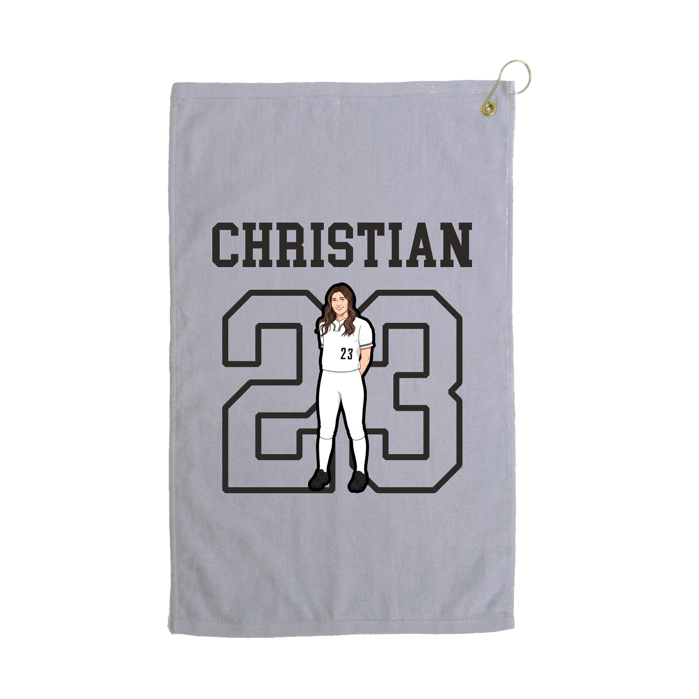 Golf Towel — Shirsey in Grey