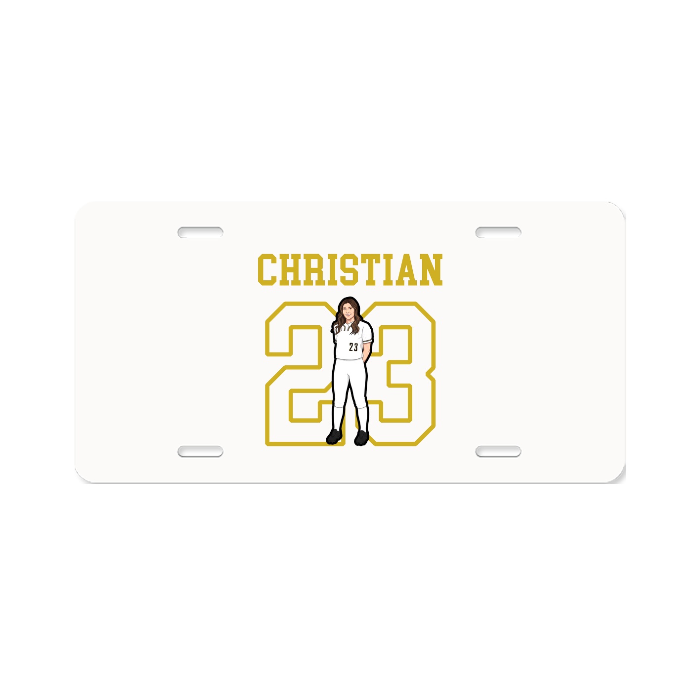 License Plate — Shirsey in Classic
