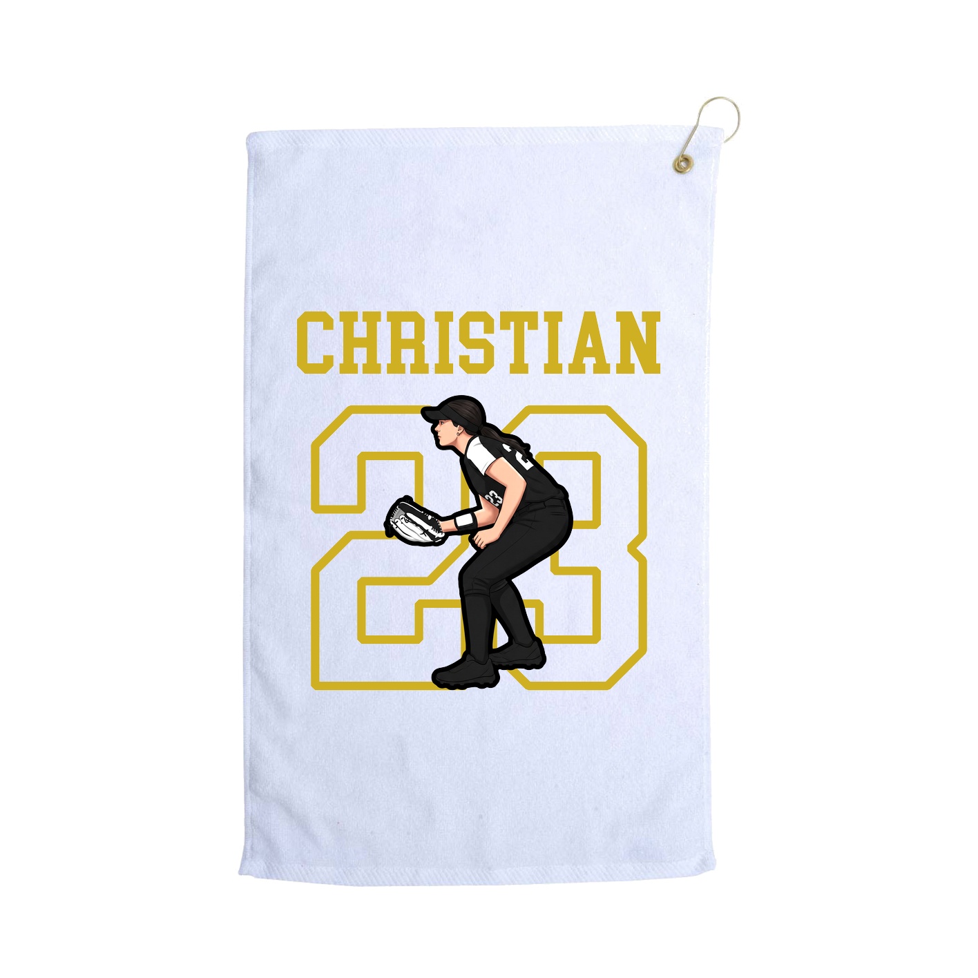 Golf Towel — Shirsey in White