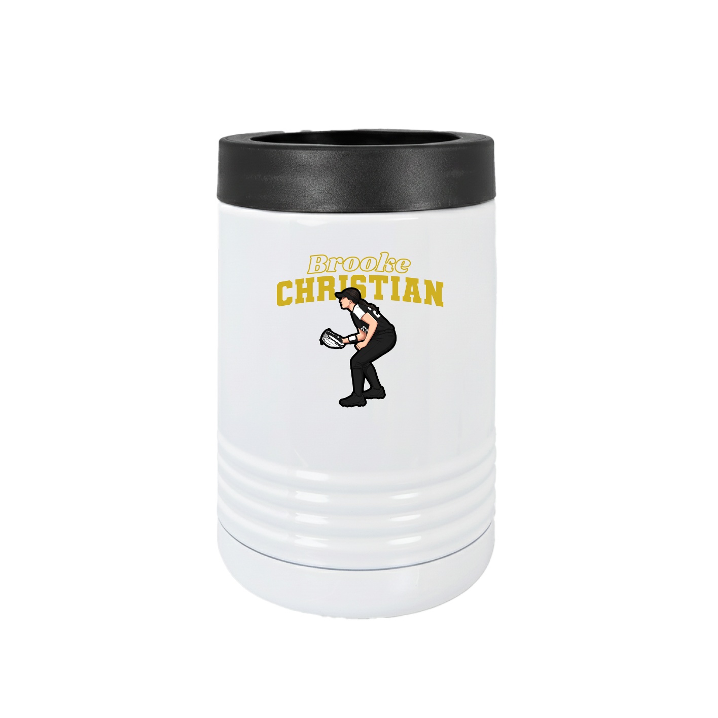 Beverage Holder — Name Arch in White