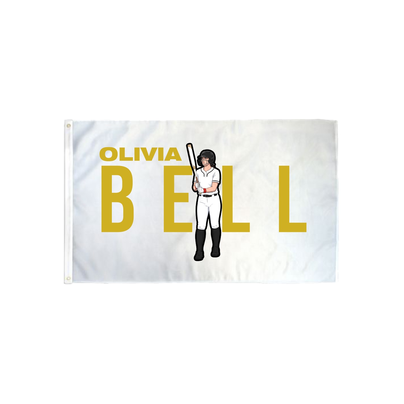 3x5 Flag — Player Name in Classic