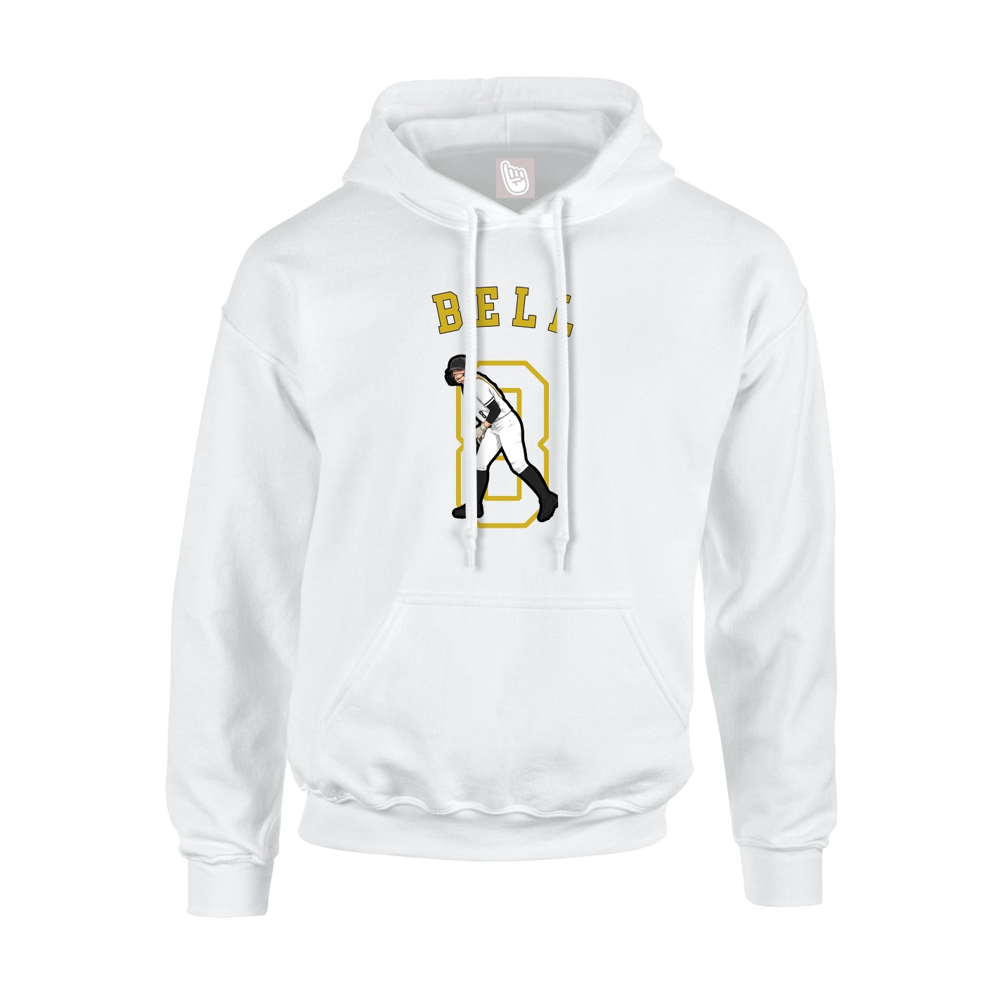 Hoodie — Shirsey Arch in White