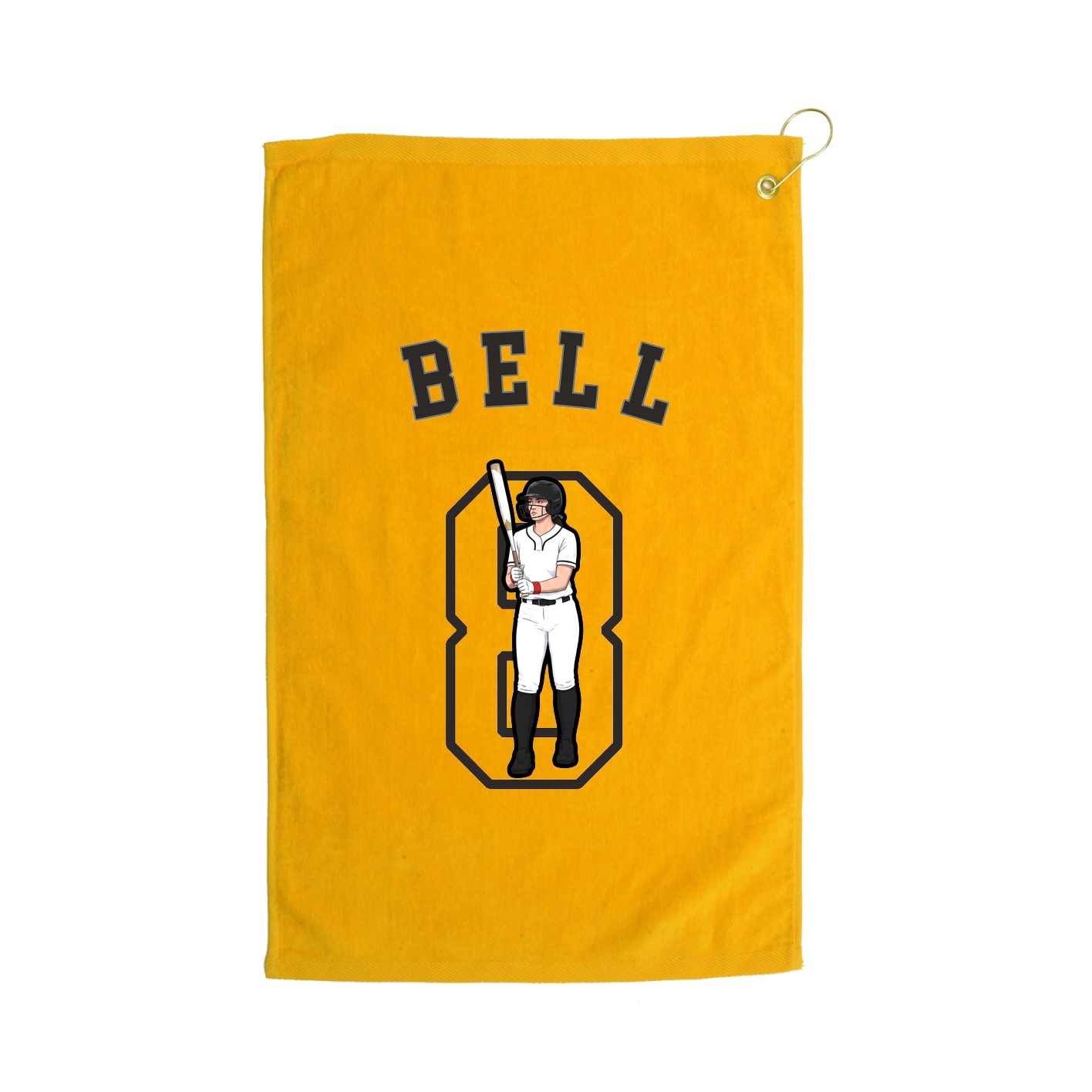Golf Towel — Shirsey Arch in Gold
