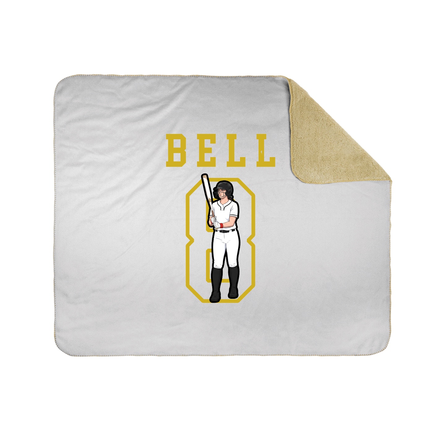 Throw Blanket — Shirsey in White