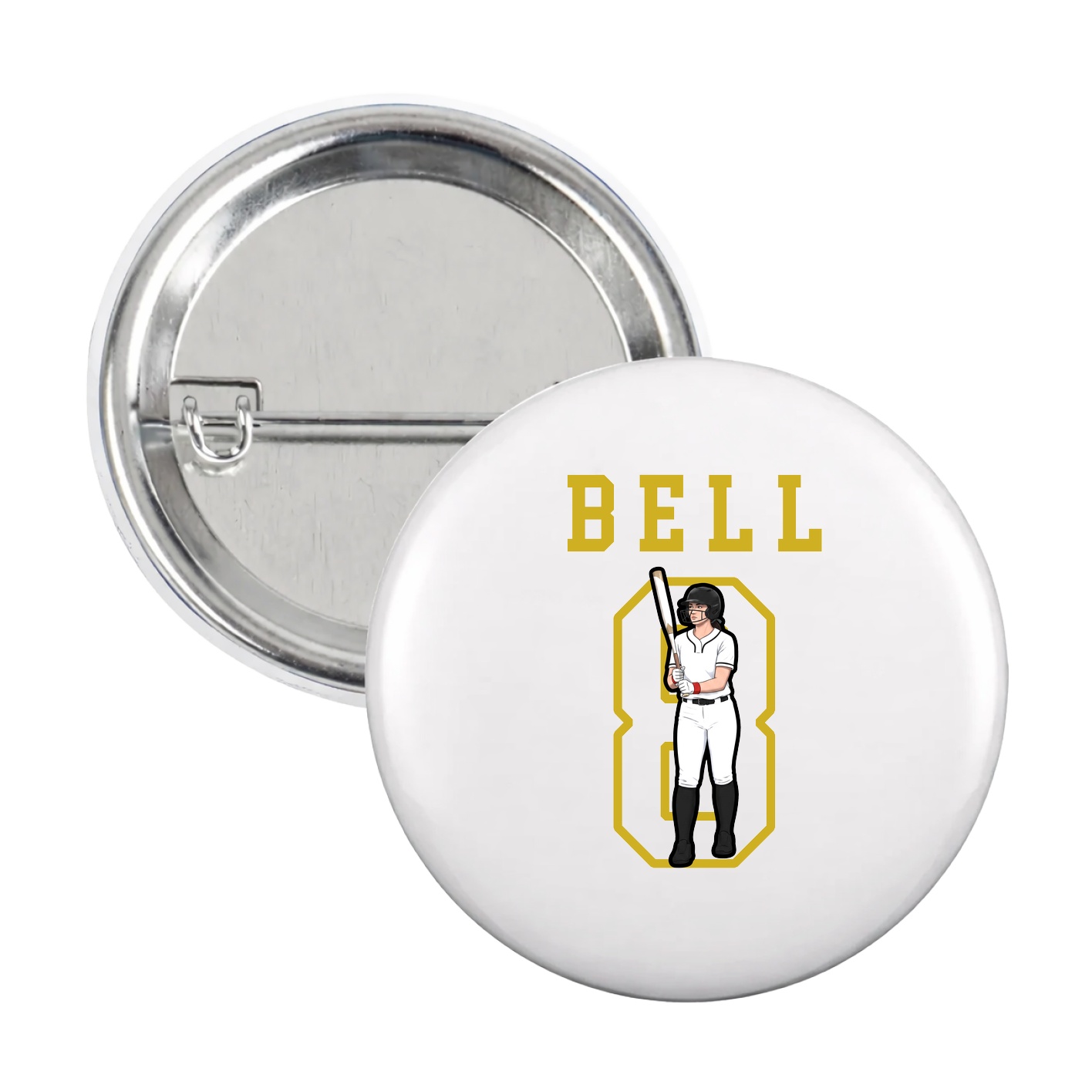 Game Day Button — Shirsey in White