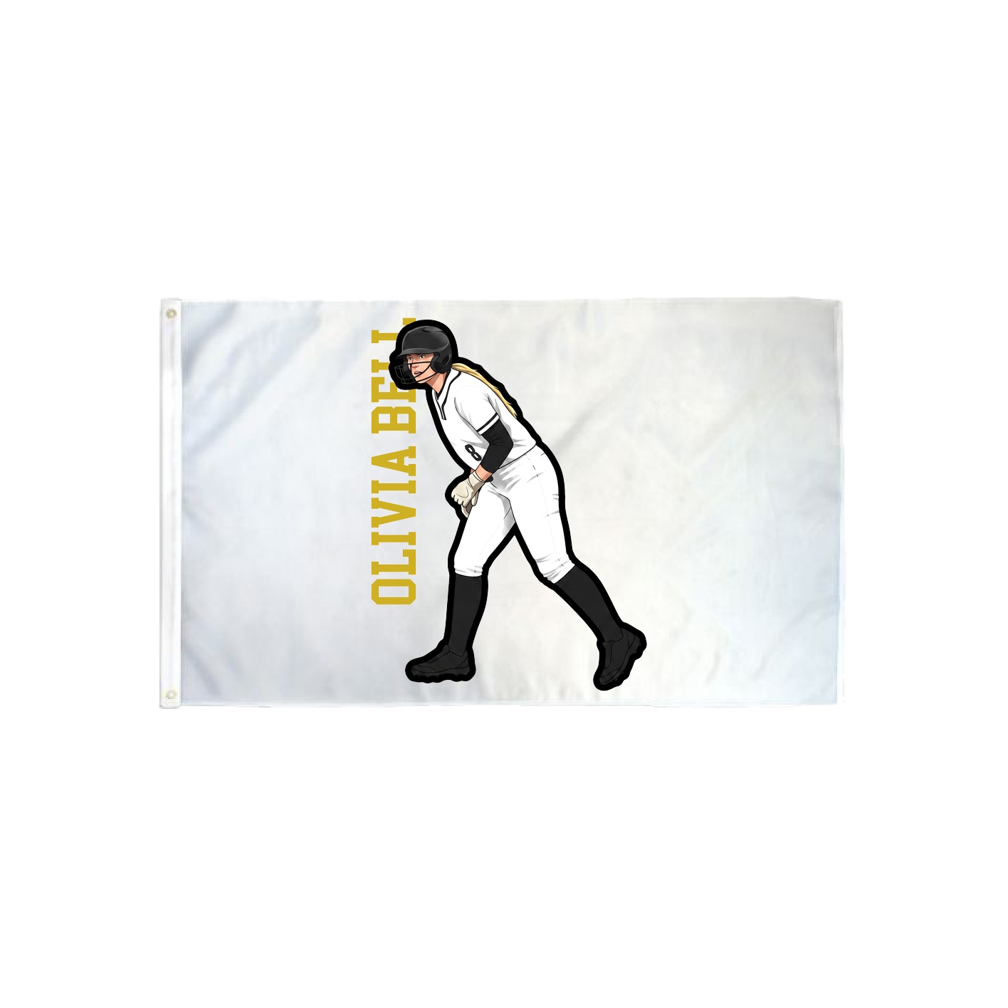 3x5 Flag — Name Vertical in Classic