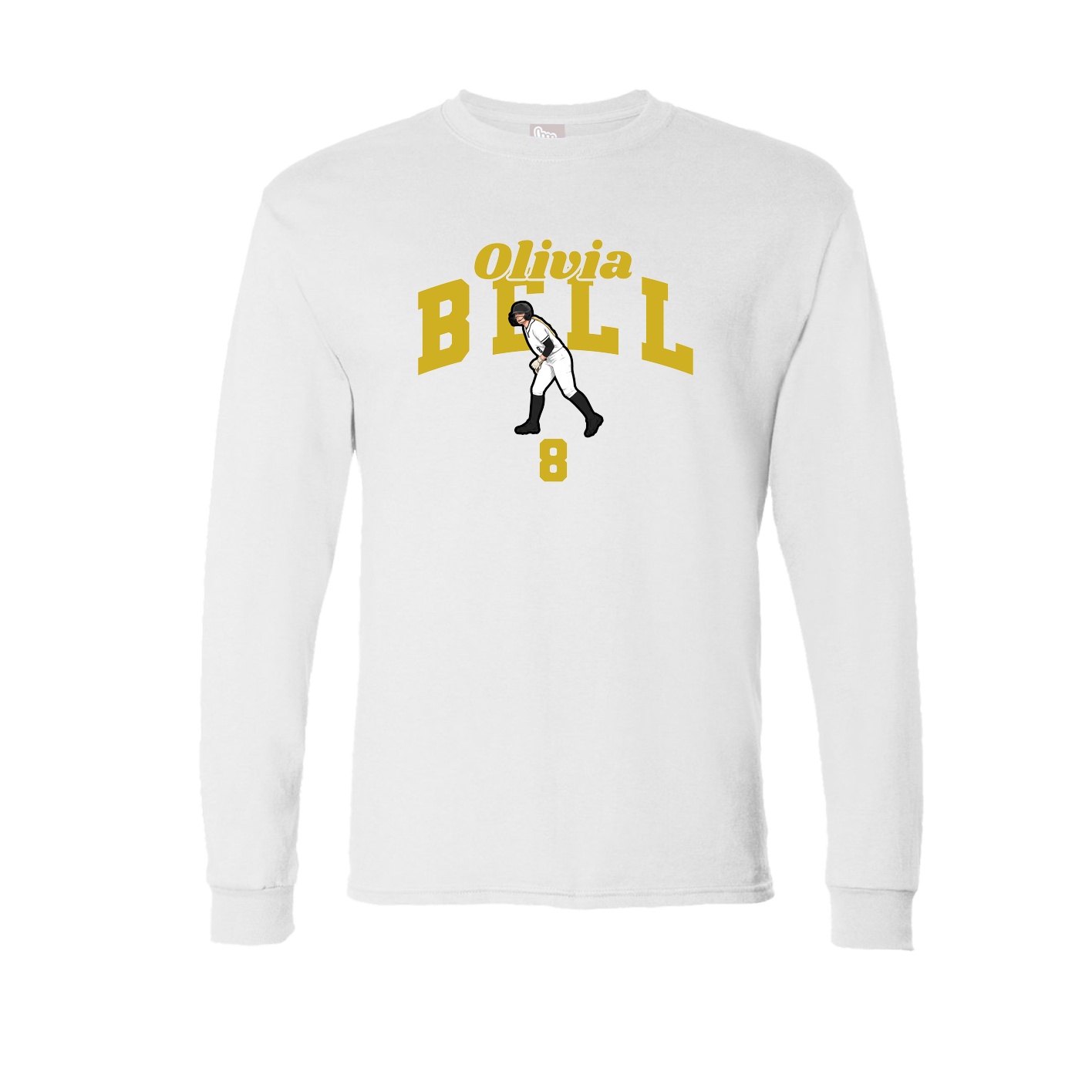Long Sleeve Tee — Signature Arch in White