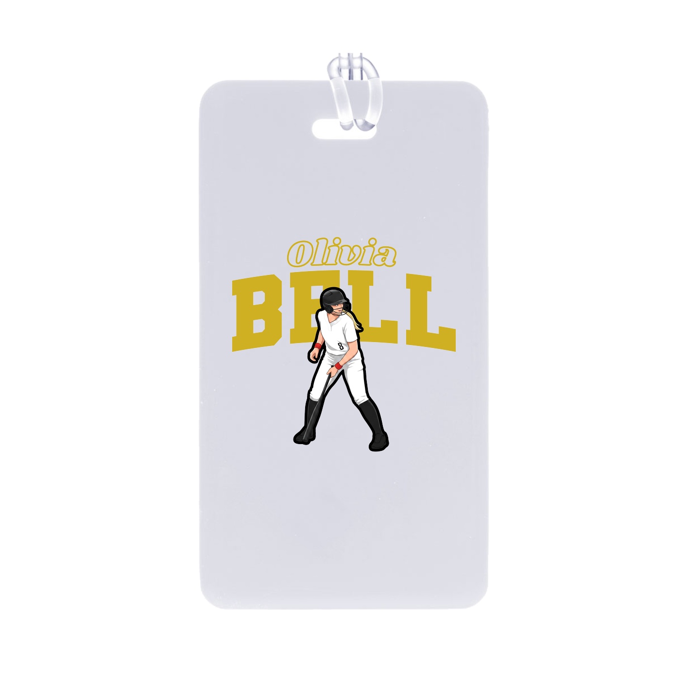 Bag Tag — Name Arch in Classic