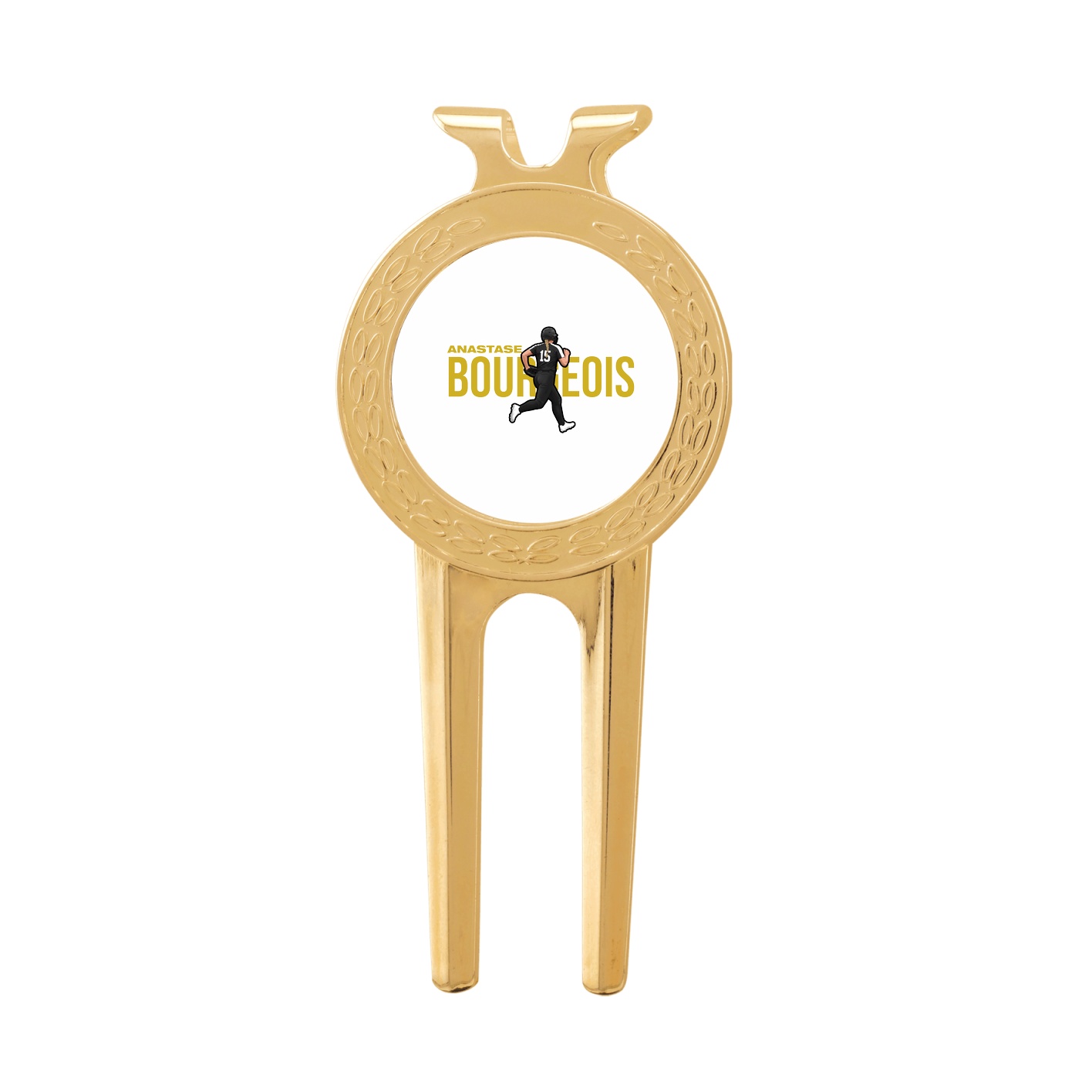 Divot Tool with Ball Marker — Player Name in Classic