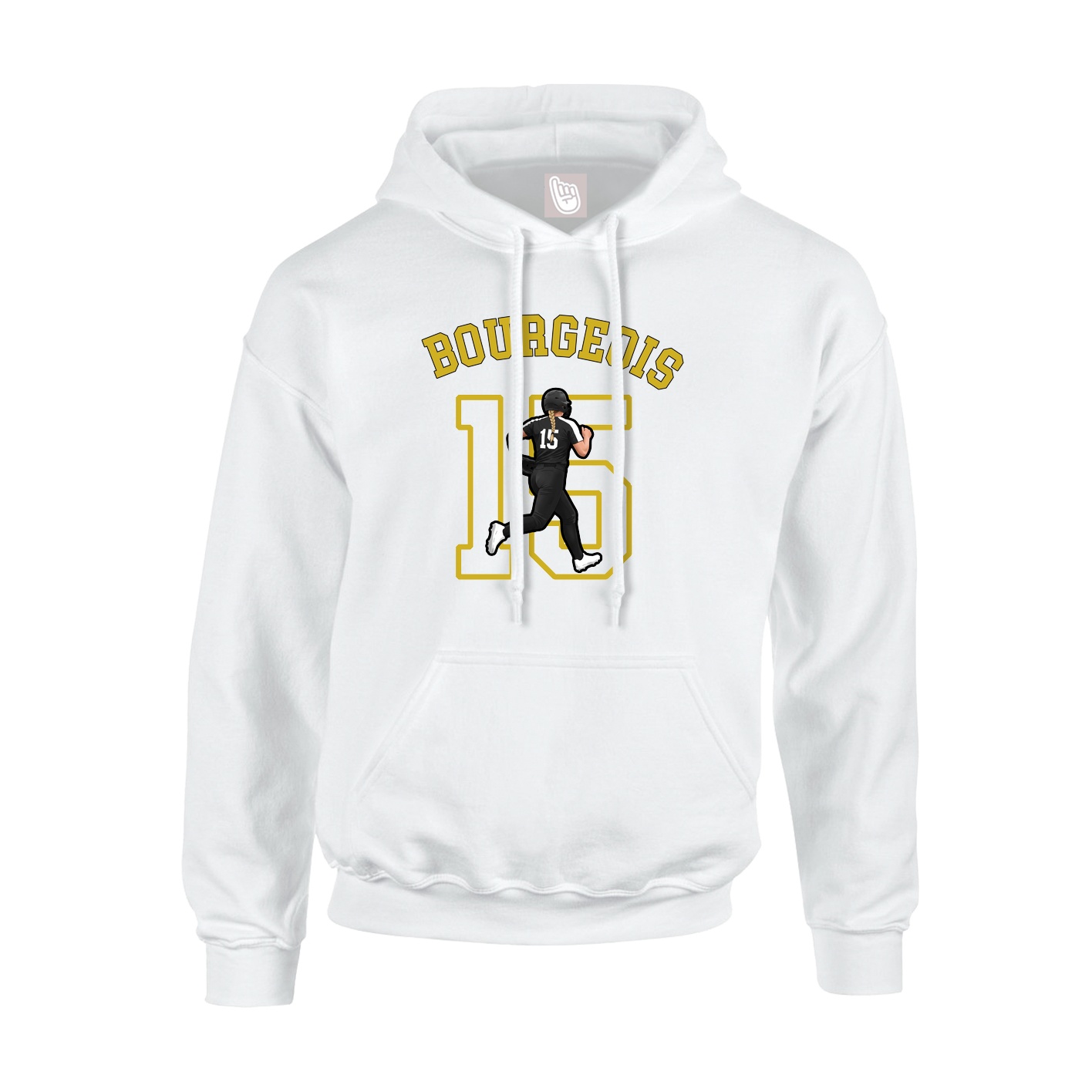 Hoodie — Shirsey Arch in White