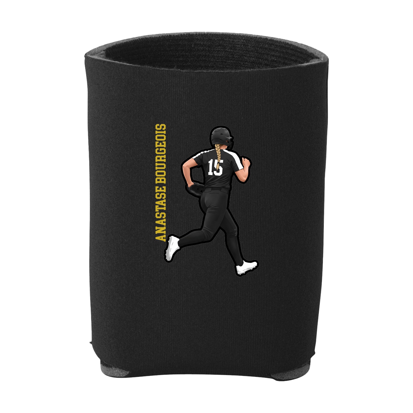 Can Holder — Name Vertical in Black