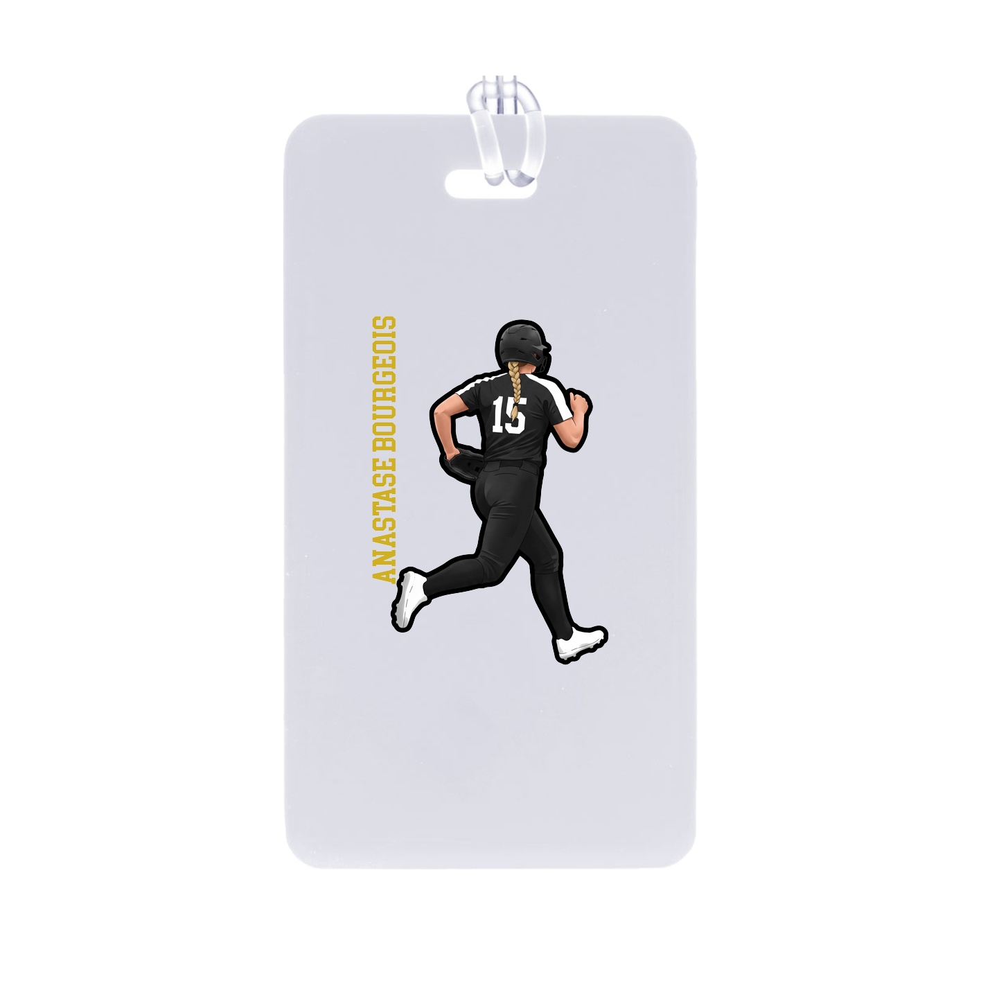 Bag Tag — Name Vertical in Classic