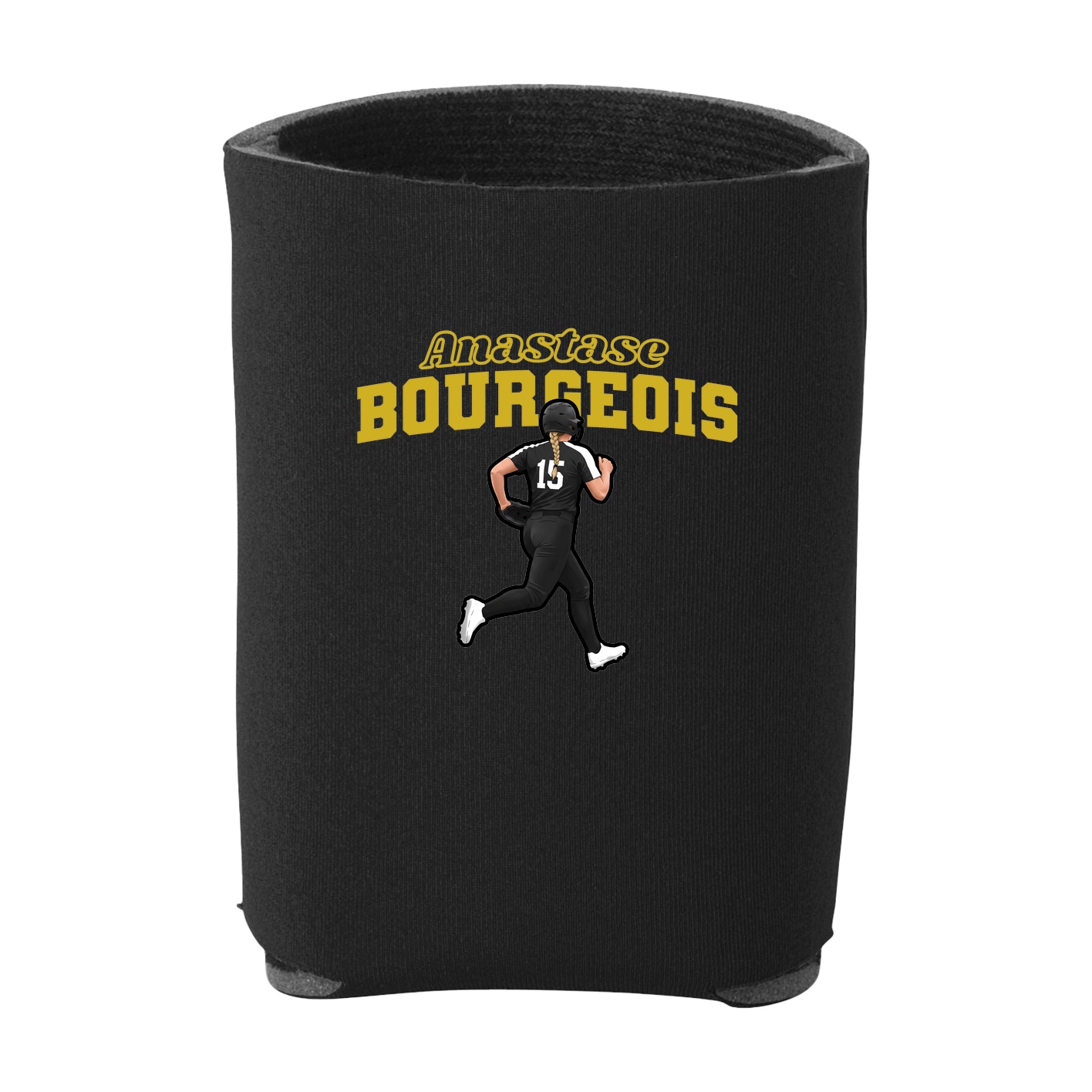 Can Holder — Name Arch in Black
