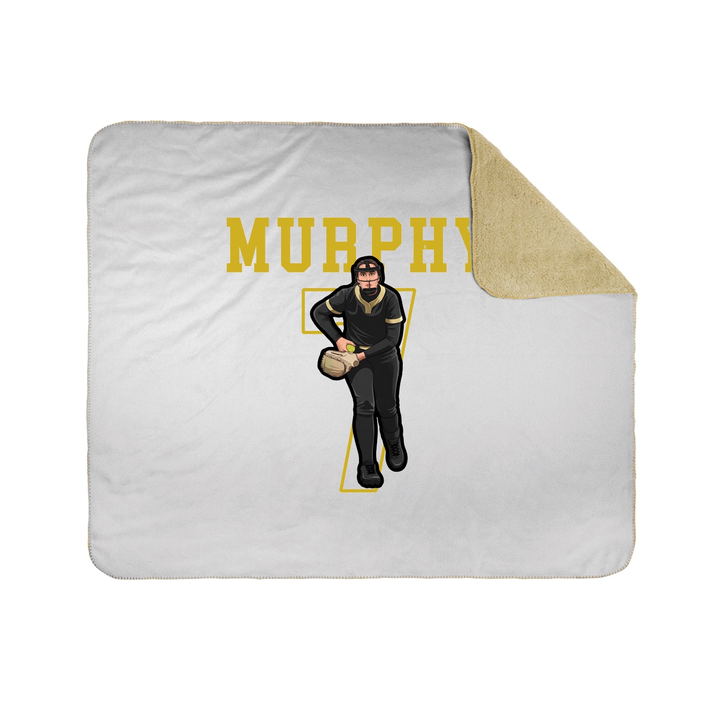Throw Blanket — Shirsey in White