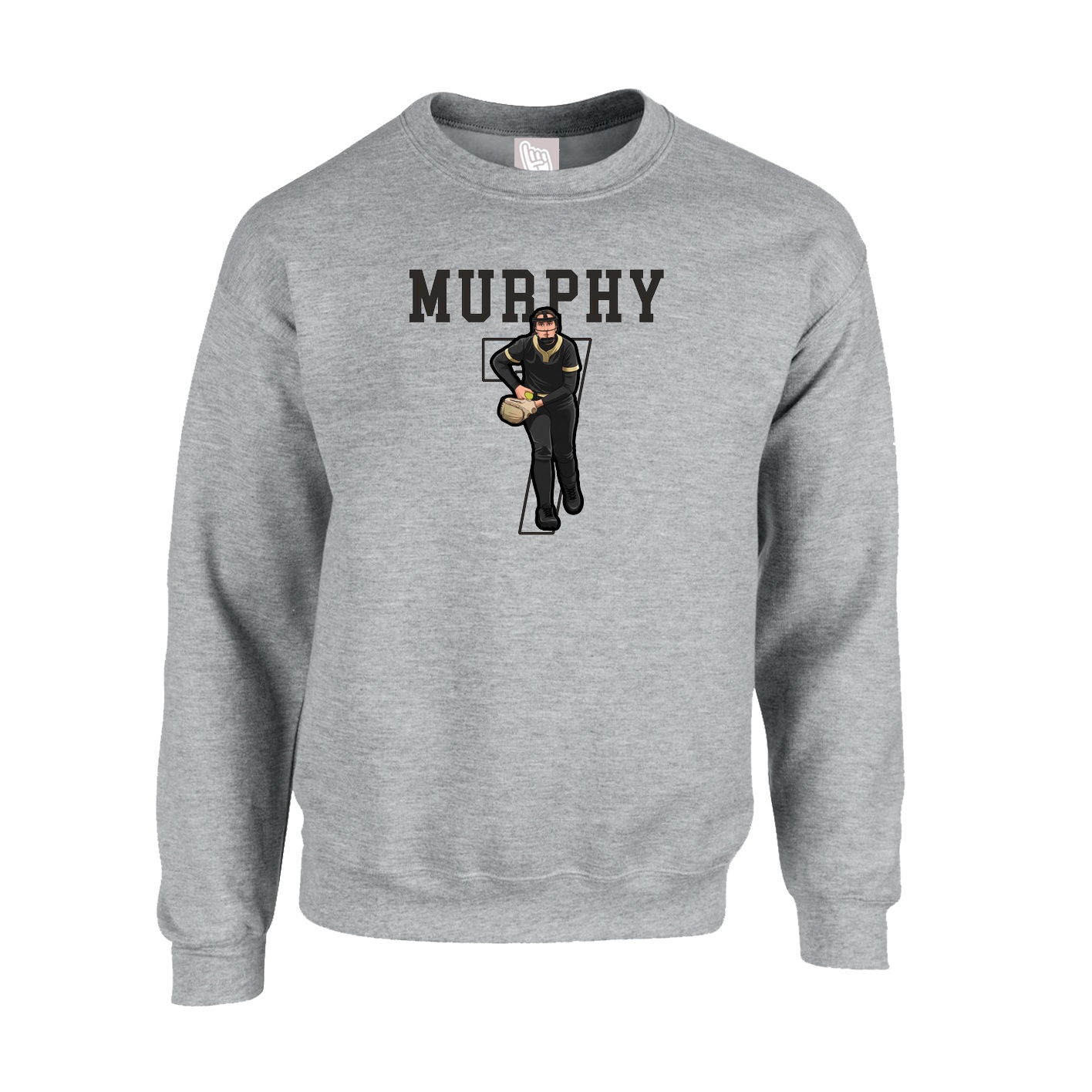 Fleece Crew — Shirsey in Grey