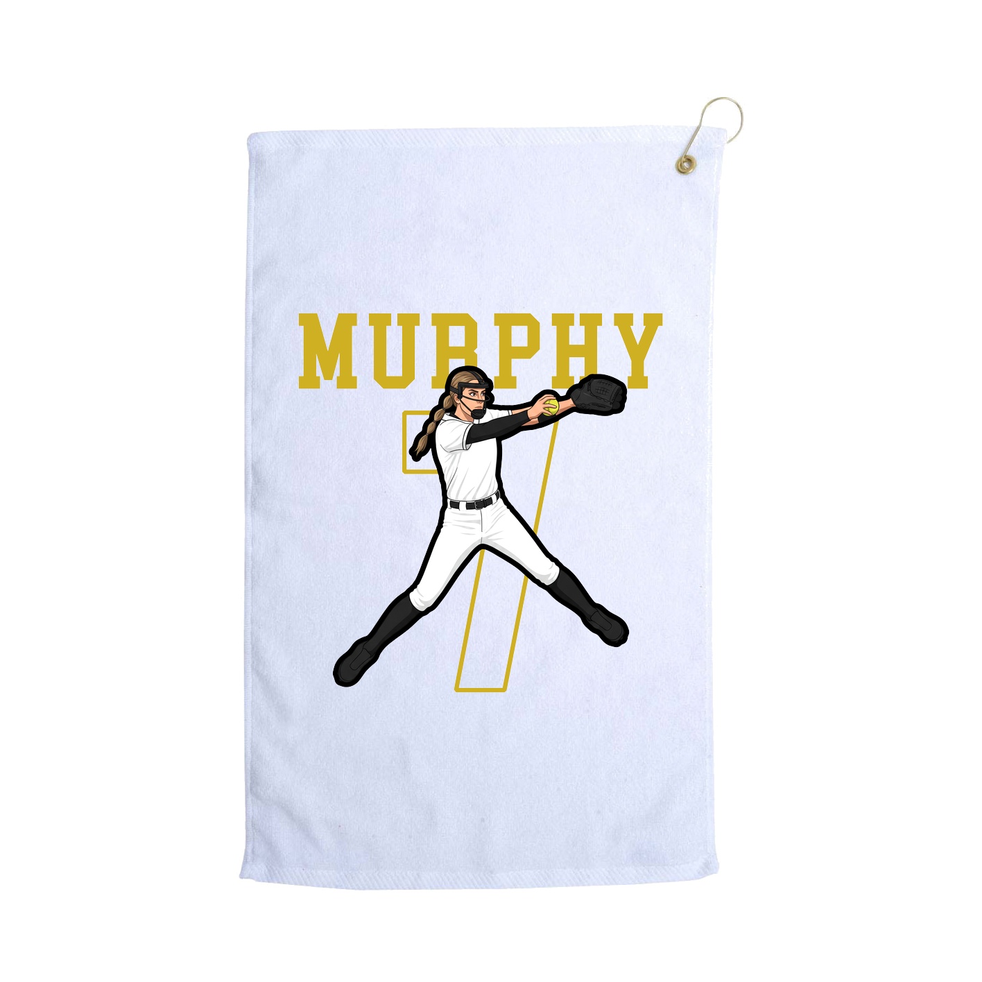 Golf Towel — Shirsey in White