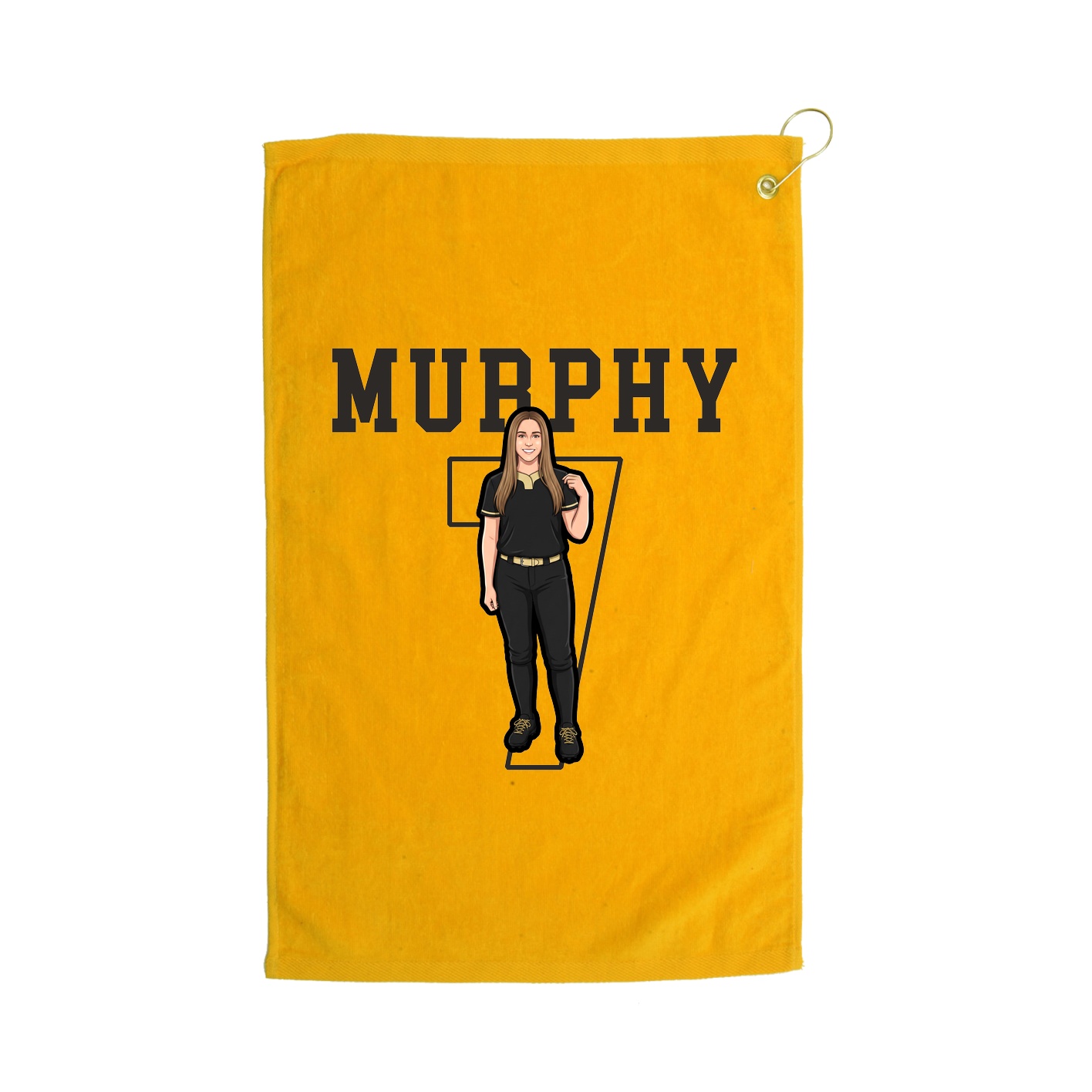 Golf Towel — Shirsey in Gold