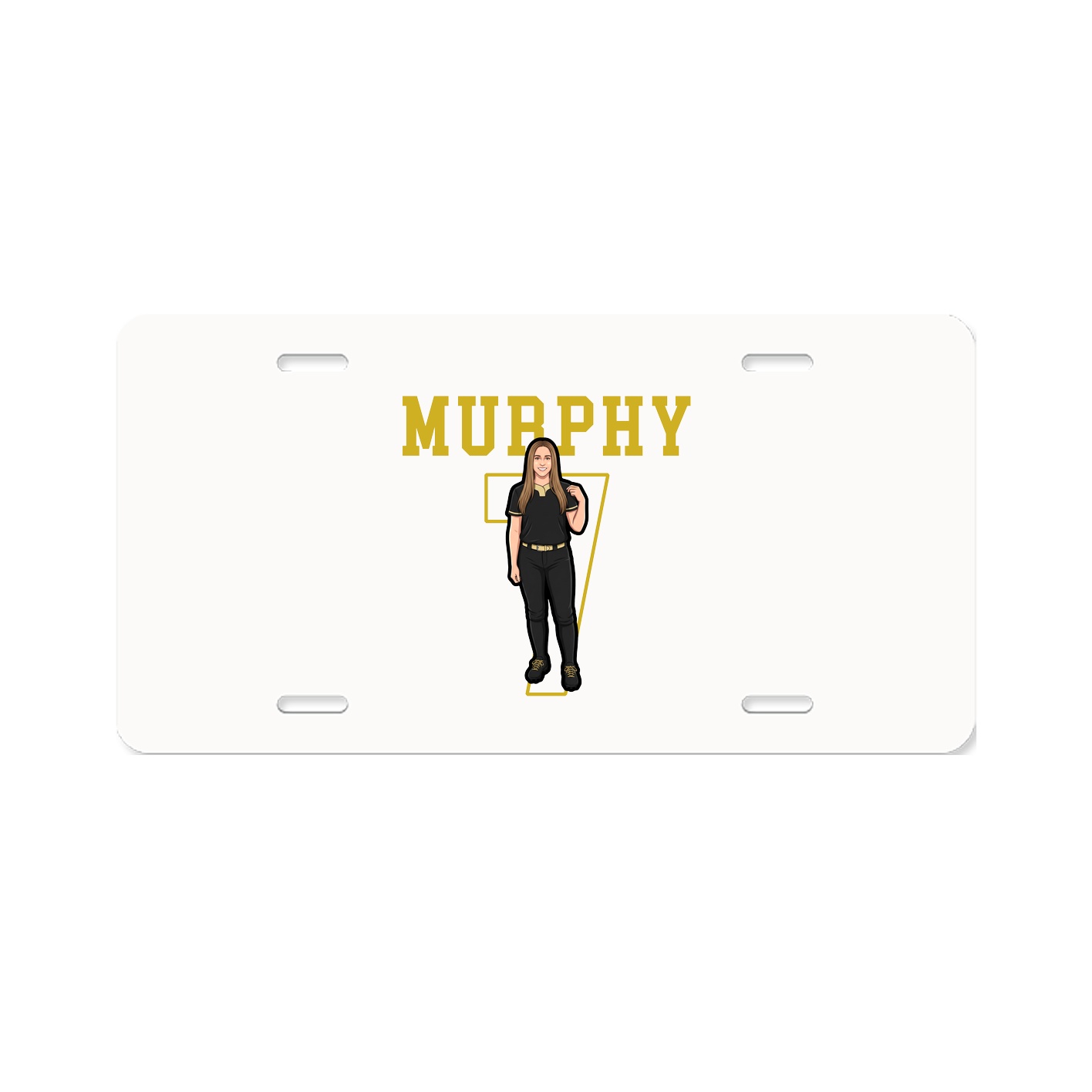License Plate — Shirsey in Classic