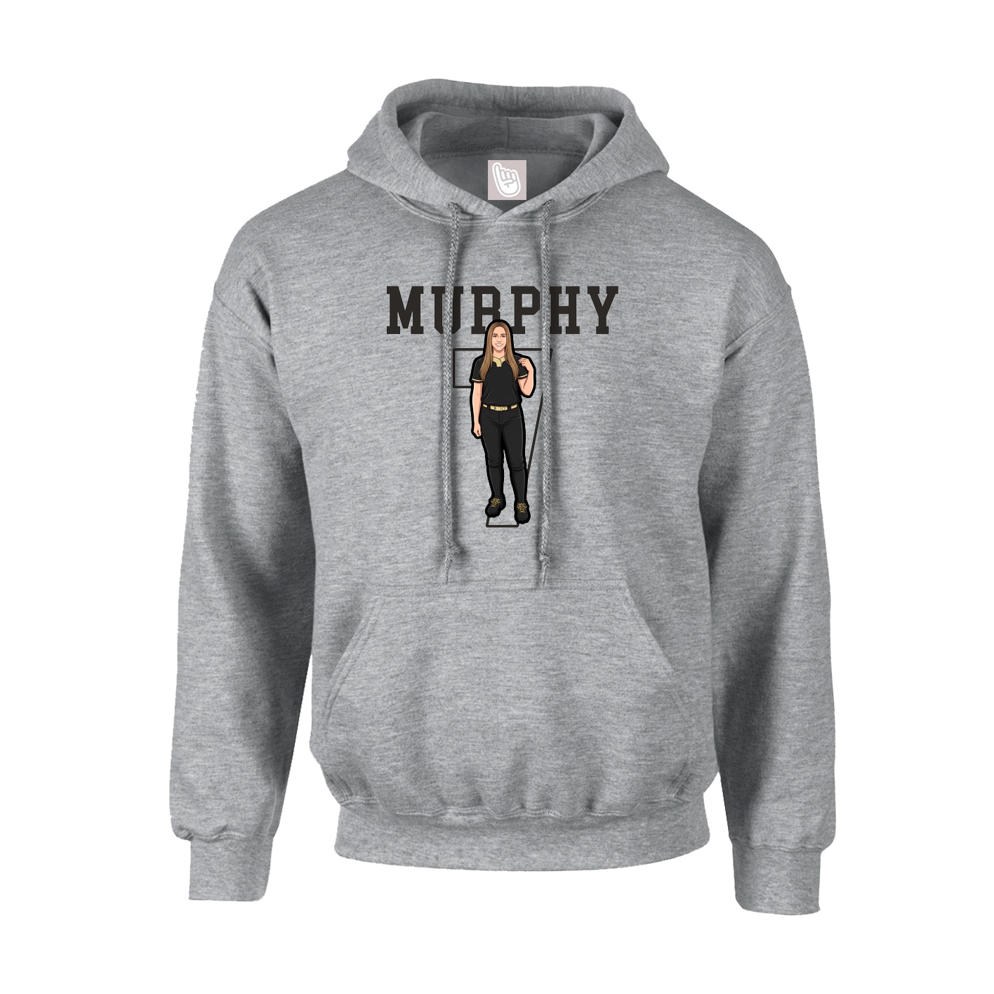 Hoodie — Shirsey in Grey
