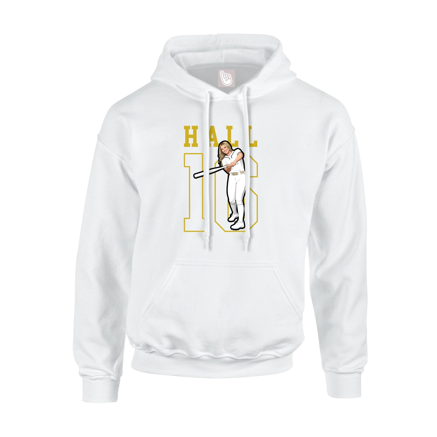 Youth Hoodie — Shirsey in White