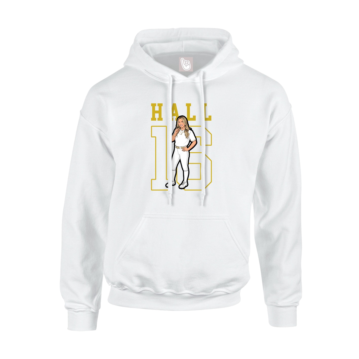 Youth Hoodie — Shirsey in White